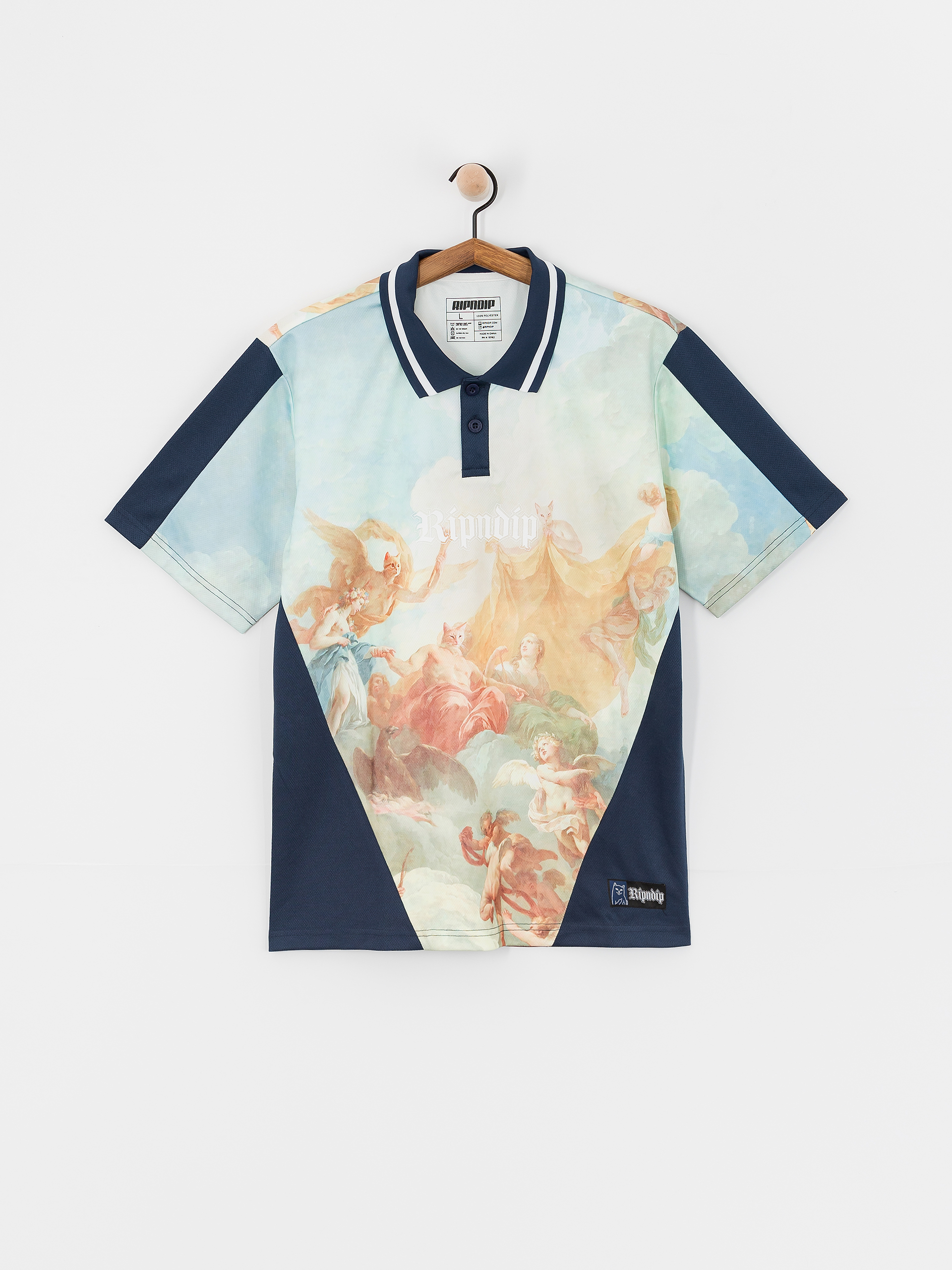 Футболка RipNDip Heavens Waiting Soccer Jersey (navy multi)