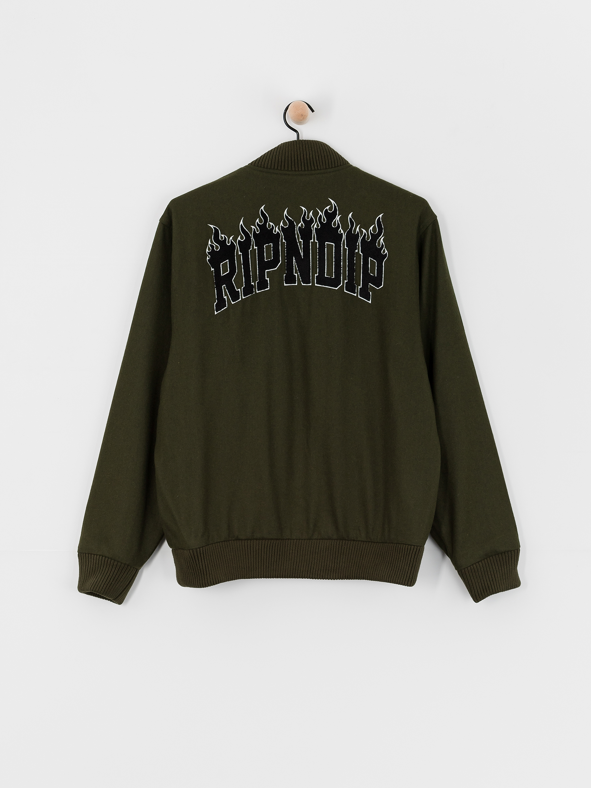 Куртка RipNDip Fire Spirit Varsity (light forest)