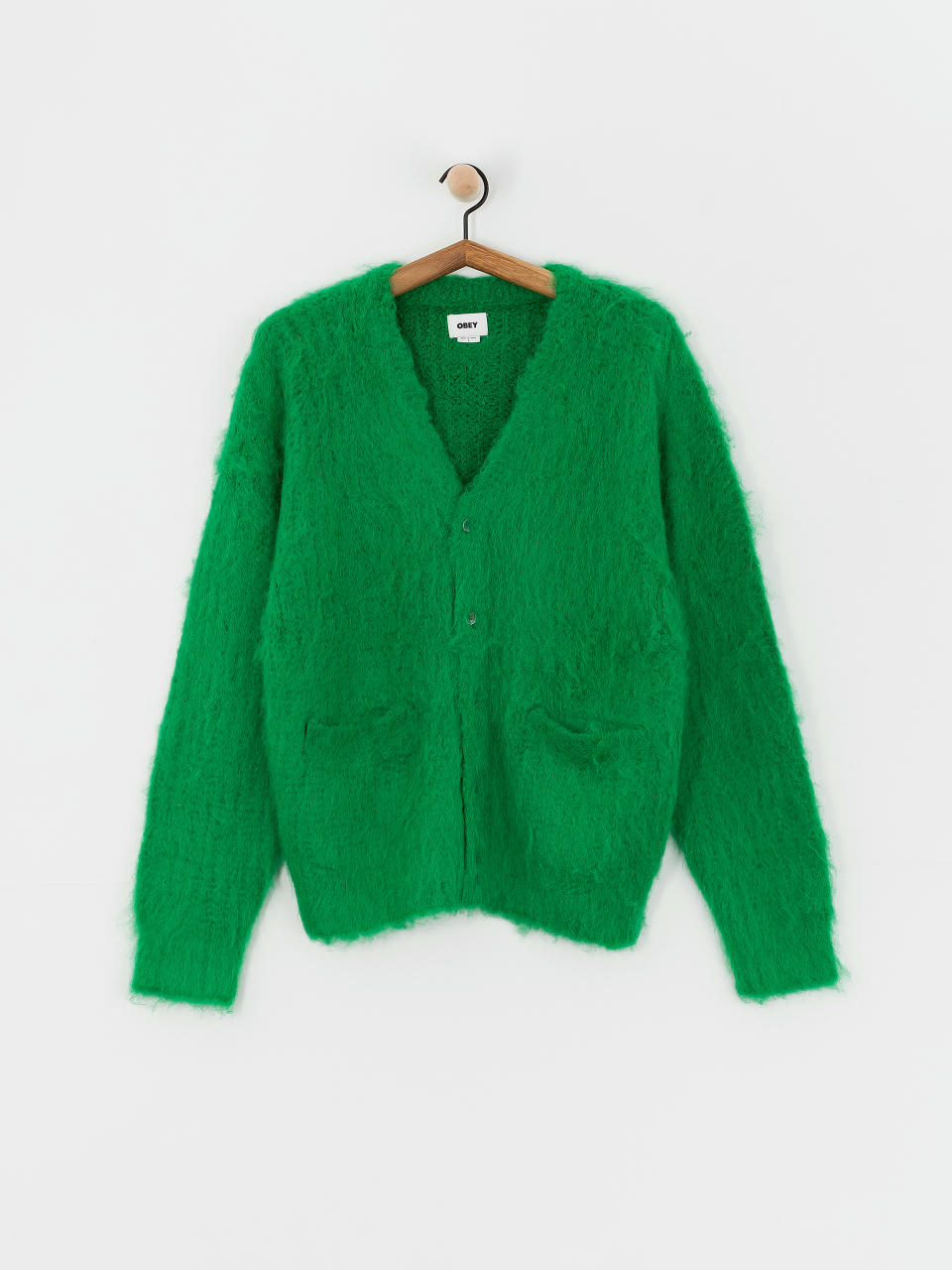 Светр OBEY Patron Cardigan (bright green)