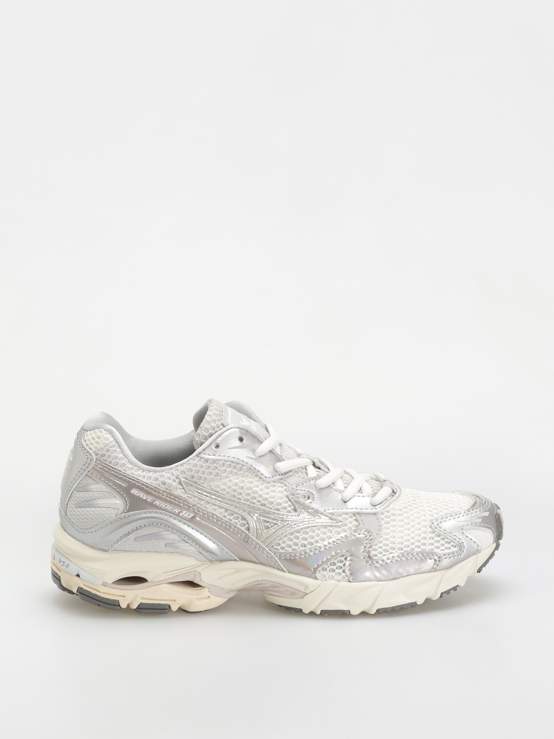 Взуття Mizuno Wave Rider 10 - білий, срібний (white/white sand