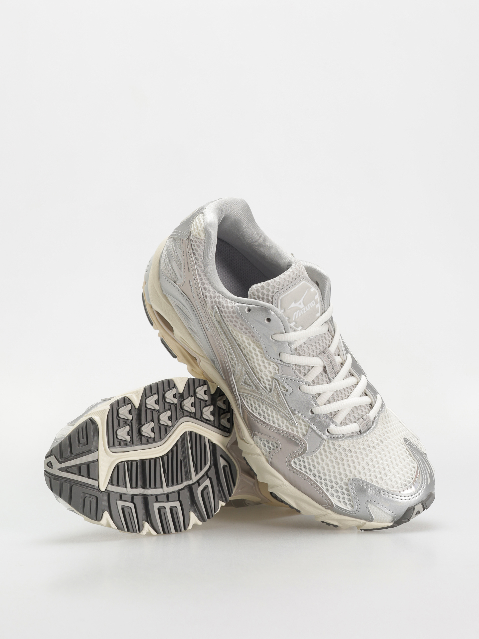 Взуття Mizuno Wave Rider 10 (white/white sand/nimbus cloud)