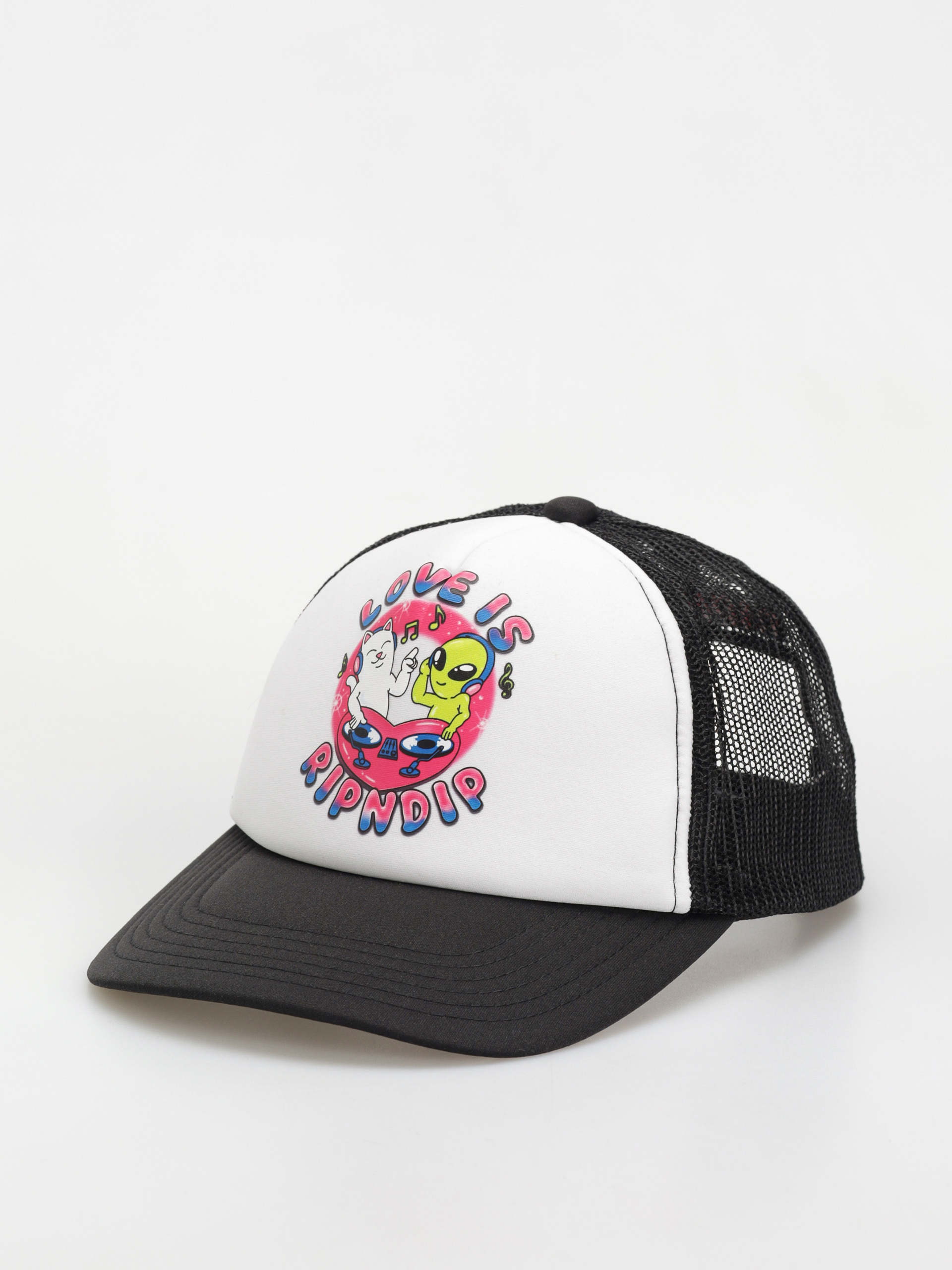 Кепка RipNDip Love Is Ripndip Trucker (white/black)