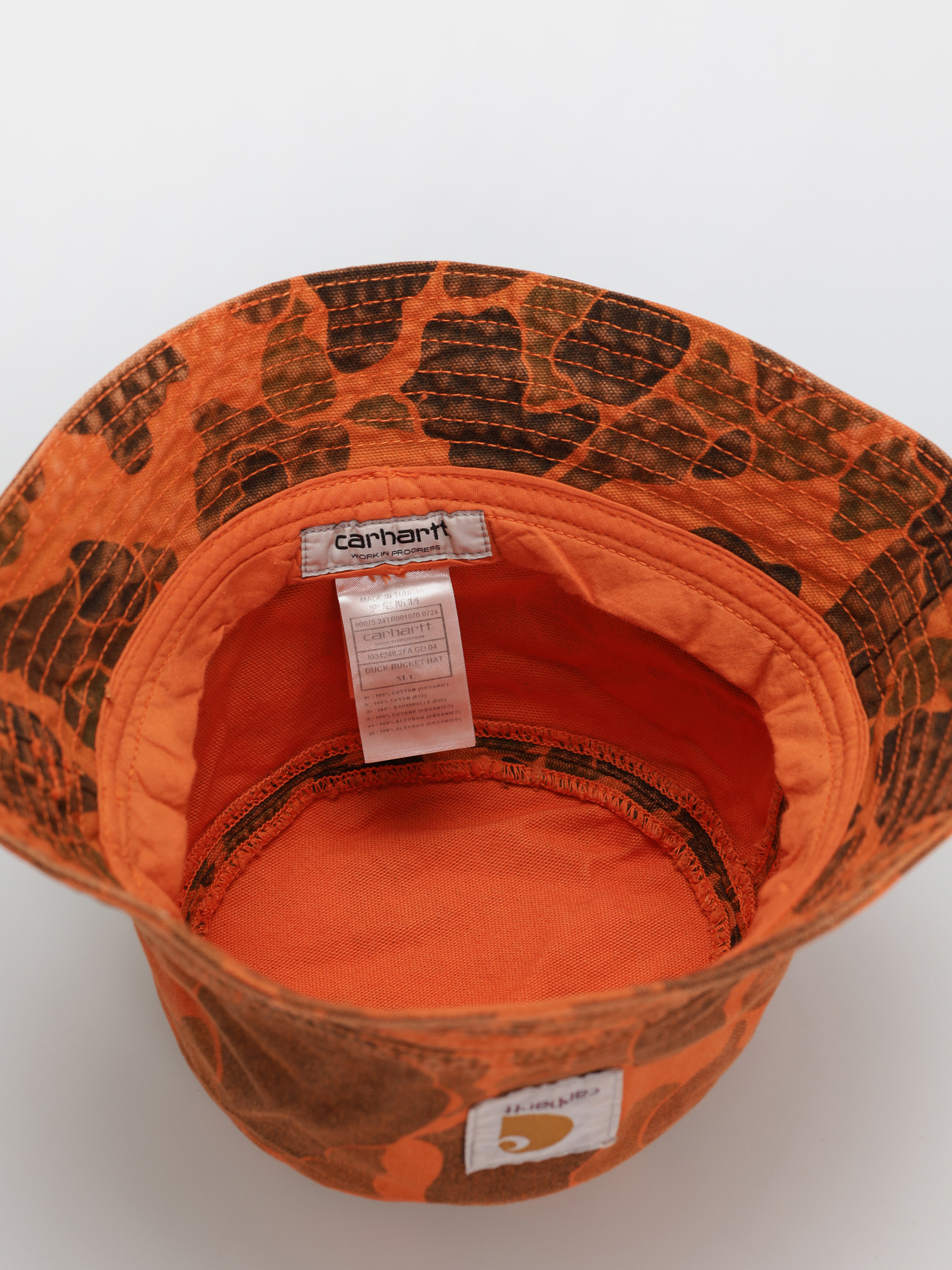 Капелюх Carhartt WIP Duck Bucket (camo duck/green/turmeric)