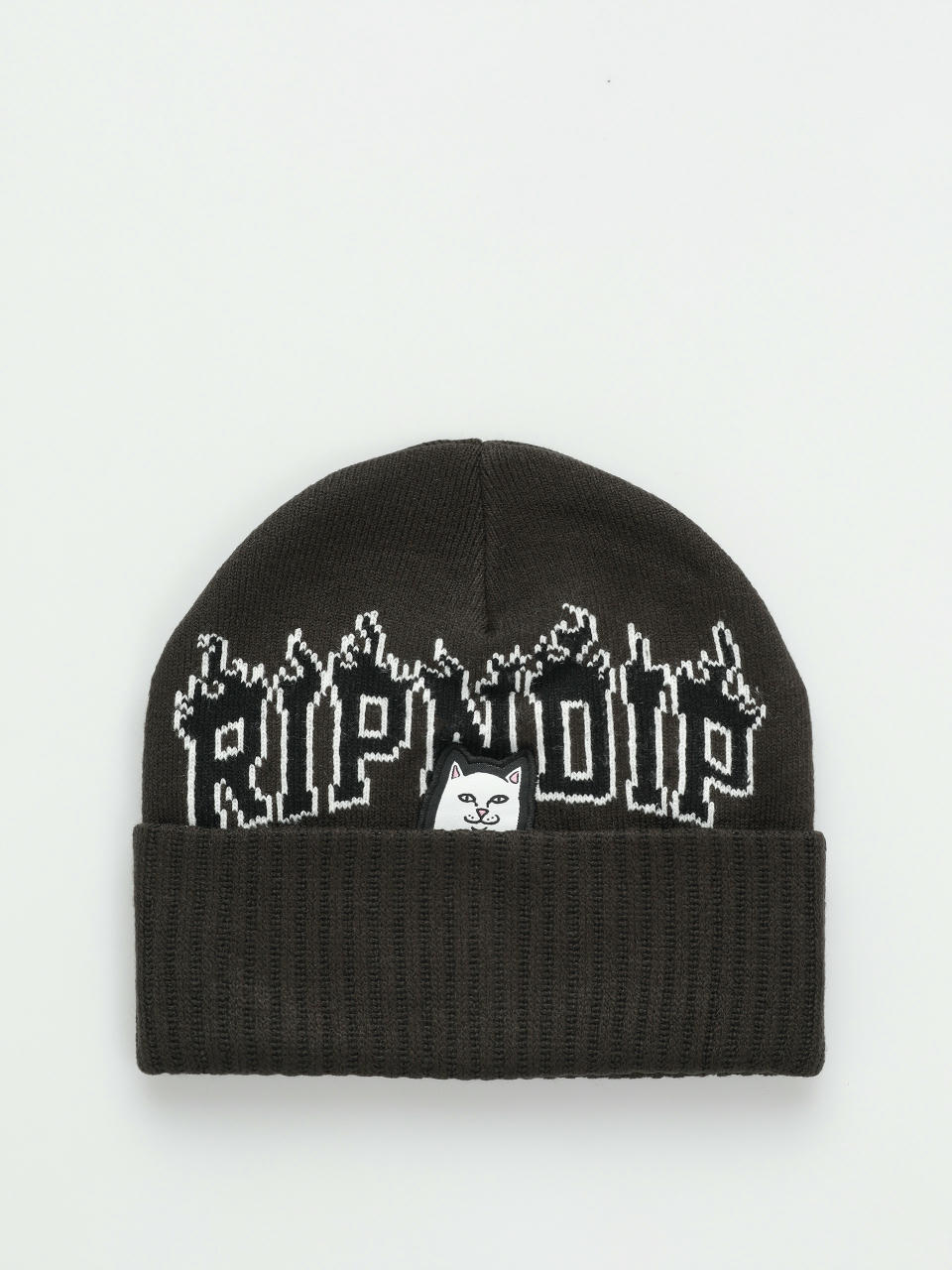 Шапка RipNDip Lord Nermal Fire Spirit (black)