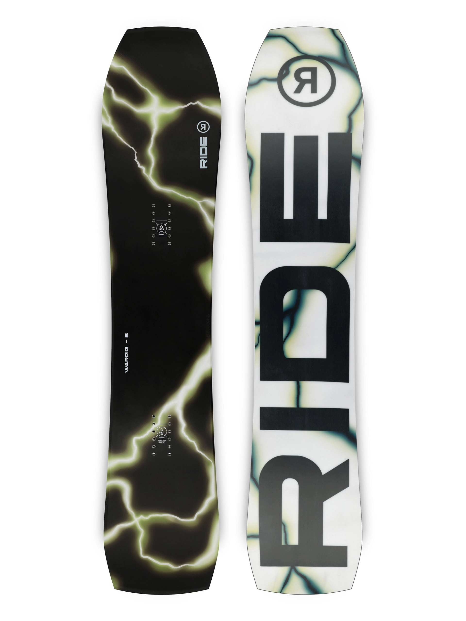 ride warpig 151cm ワーピグ　M Сноуборд Ride Warpig - чорний, різнокольоровий