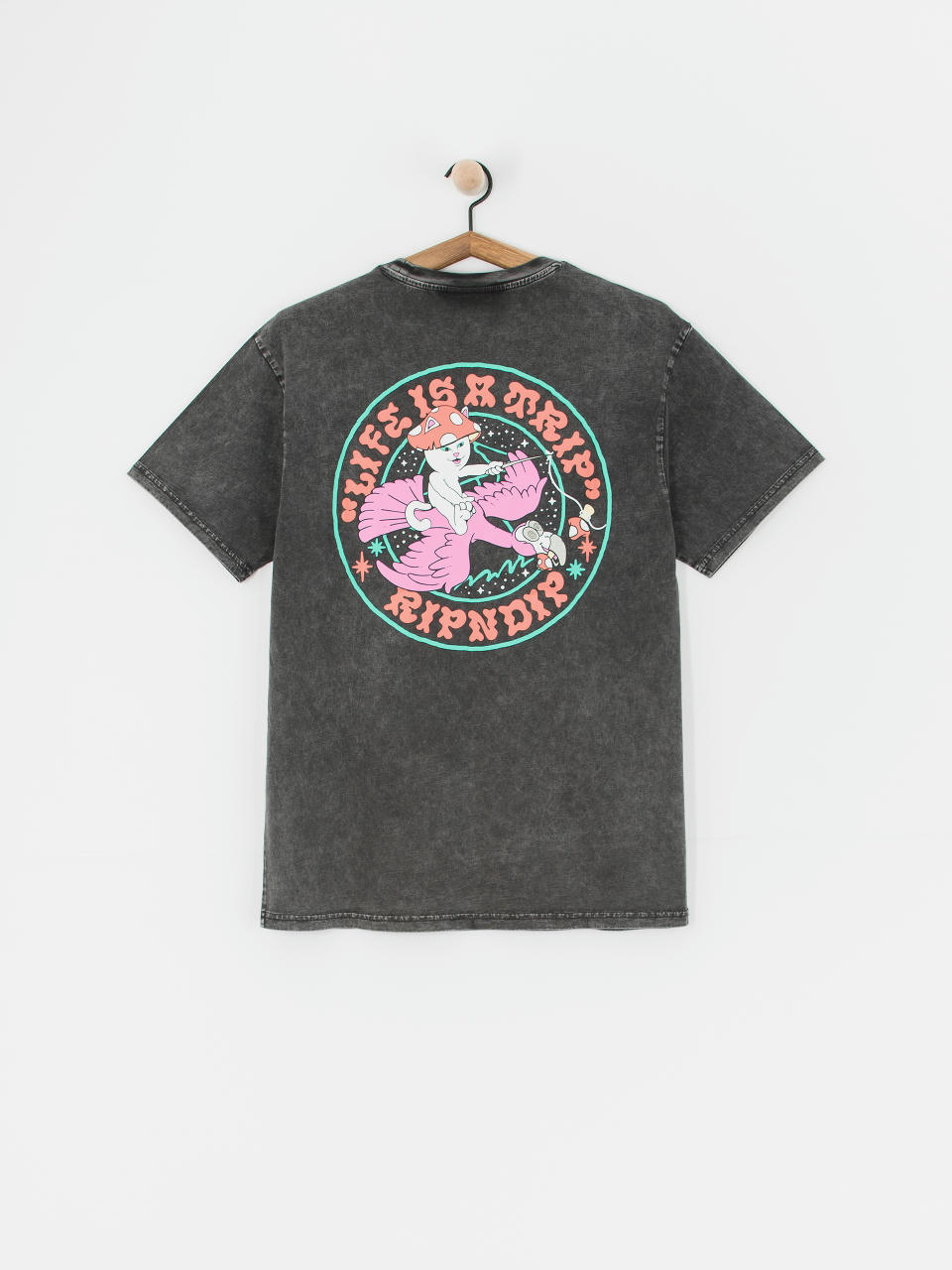 Футболка RipNDip Take A Trip (black wash)