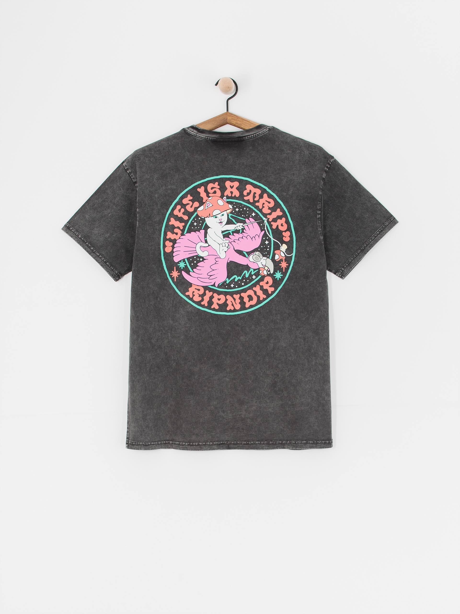 Футболка RipNDip Take A Trip (black wash)