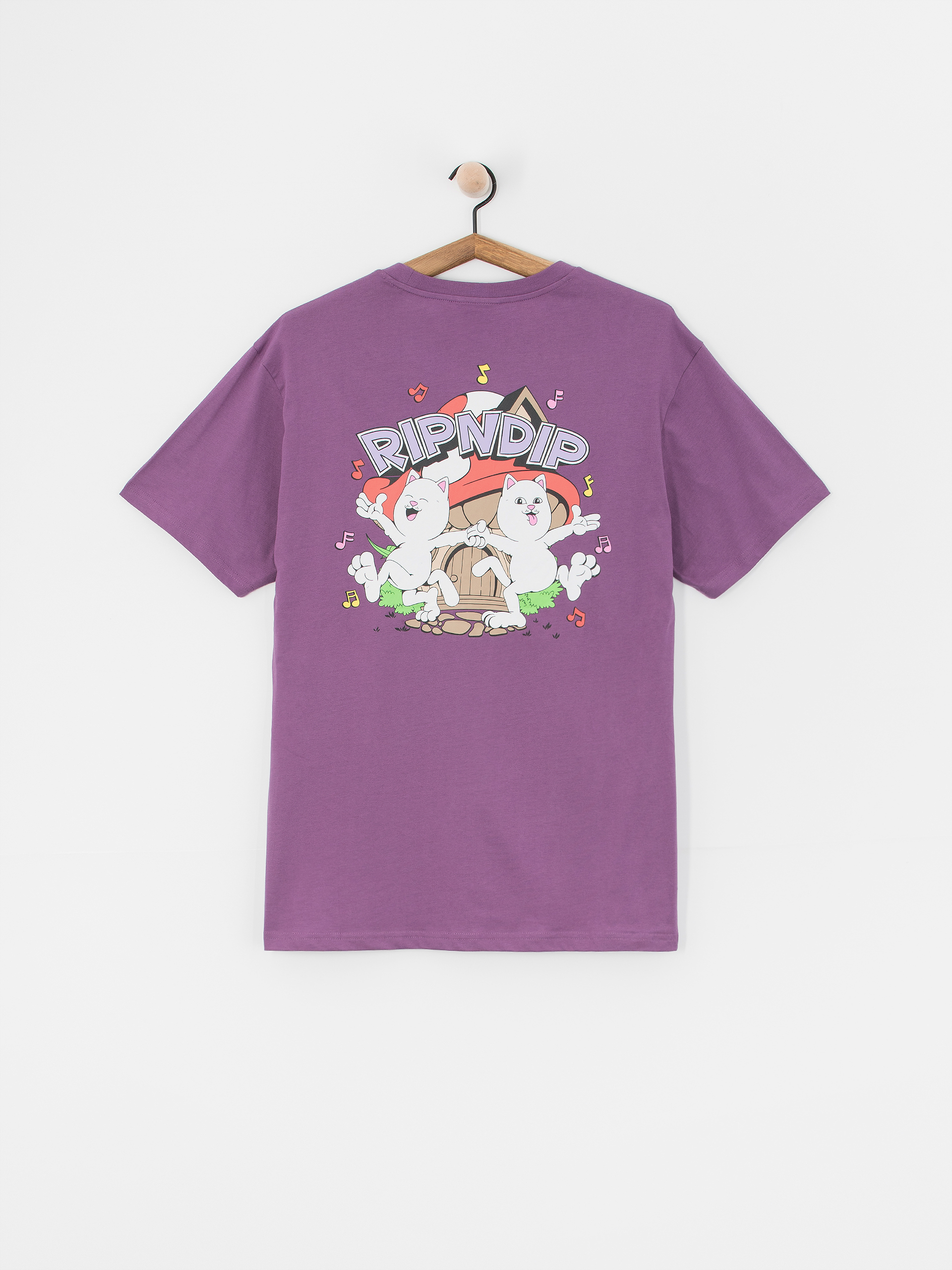 Футболка RipNDip Shroom House (plum)