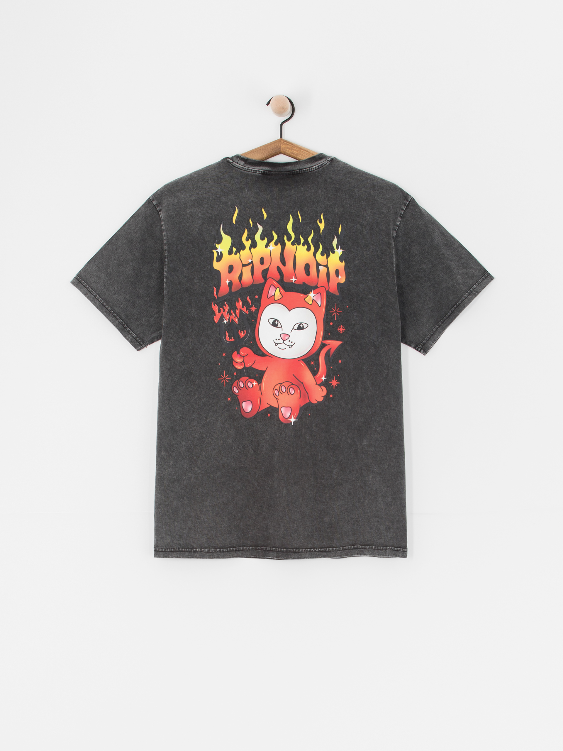 Футболка RipNDip Scary Cute (black wash)