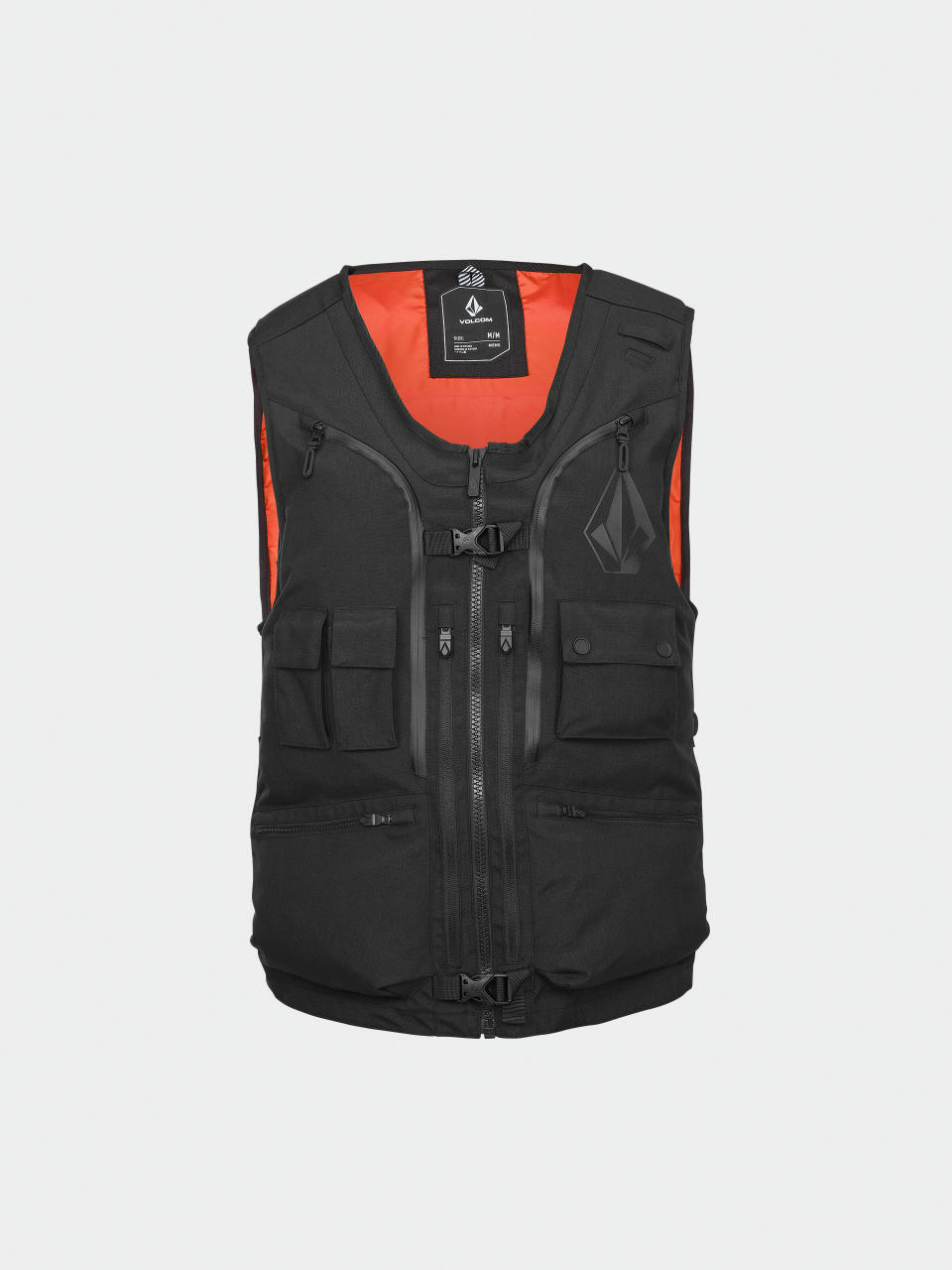 Чоловіча Сноубордична куртка Volcom Iguchi Slack Vest (black)