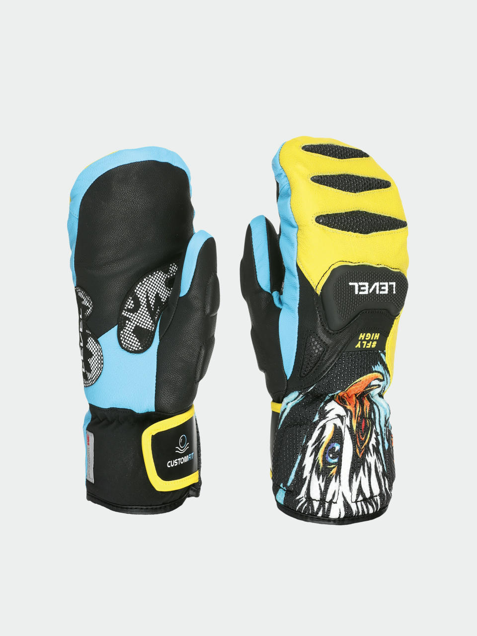 Рукавиці Level Sq Jr Cf Mitt JR (yellow blue)