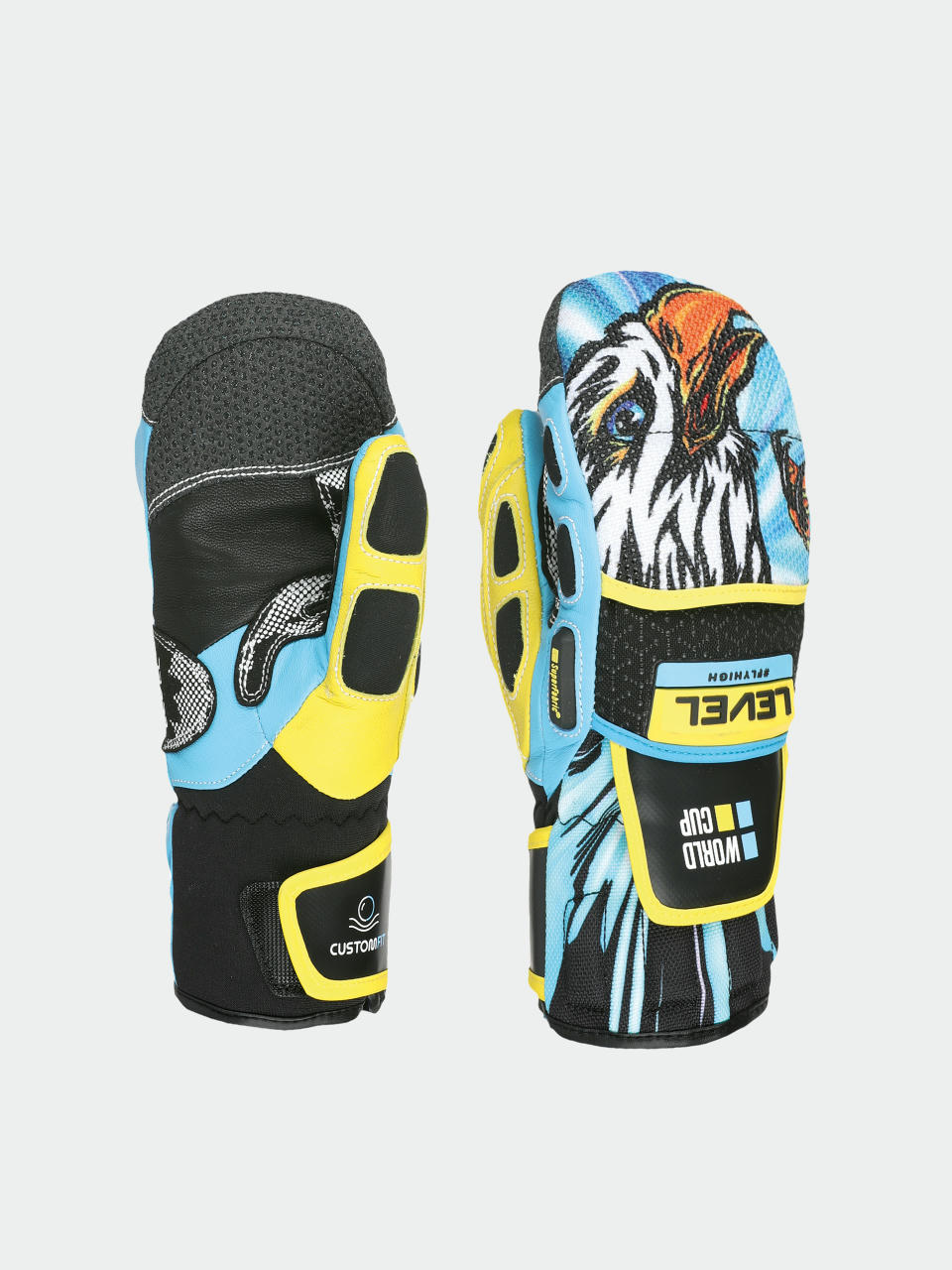 Рукавиці Level Worldcup Jr Cf Mitt JR (yellow blue)