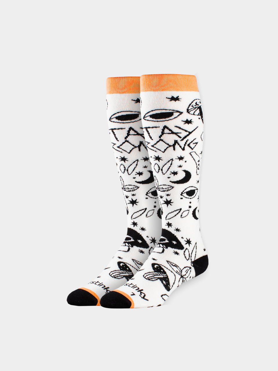 Шкарпетки Stinky Socks Stay Wrong (white/black)