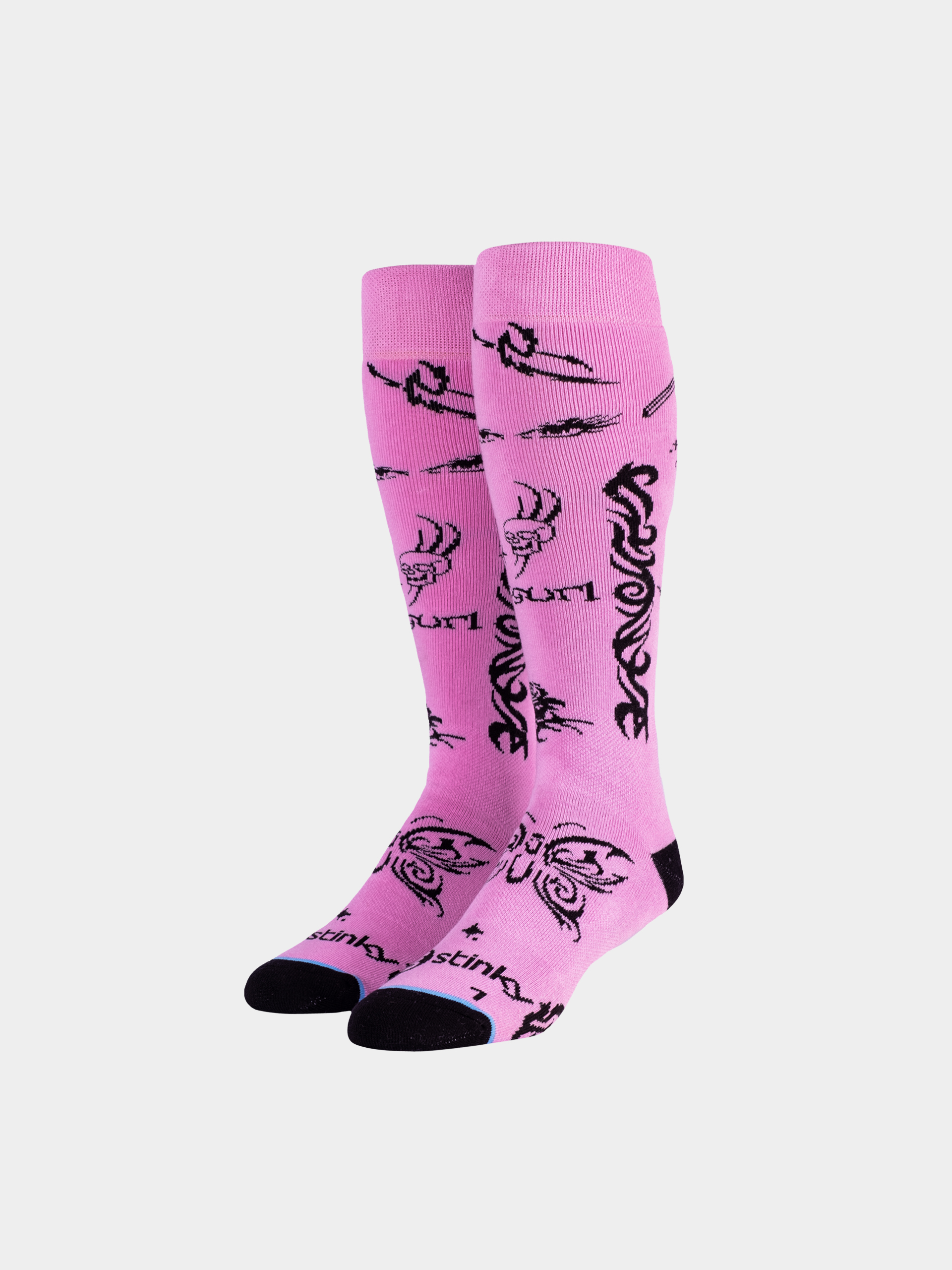 Шкарпетки Stinky Socks Jibgurl (pink/black)