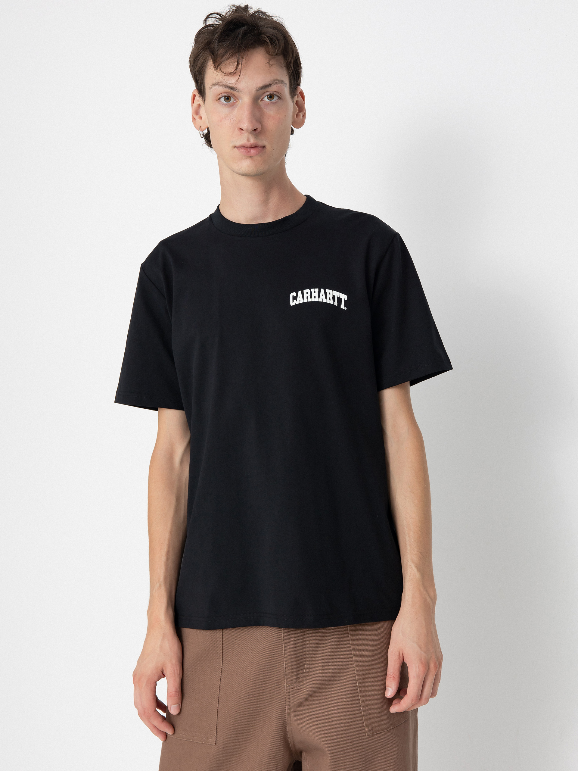 Футболка Carhartt WIP University Script (black/white)