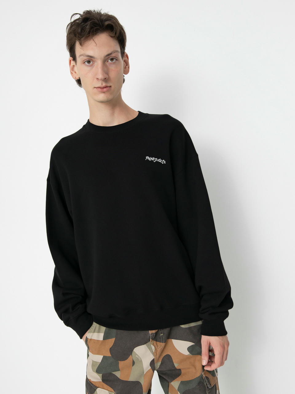 Світшот Polar Skate Dave Crewneck Surf Logo (black)