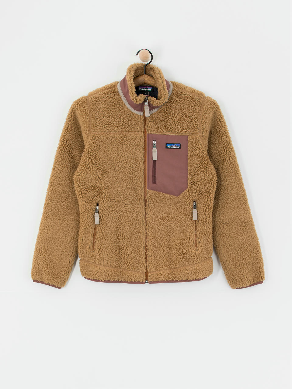 Куртка Patagonia Classic Retro X Wmn (nest brown w/dulse mauve)