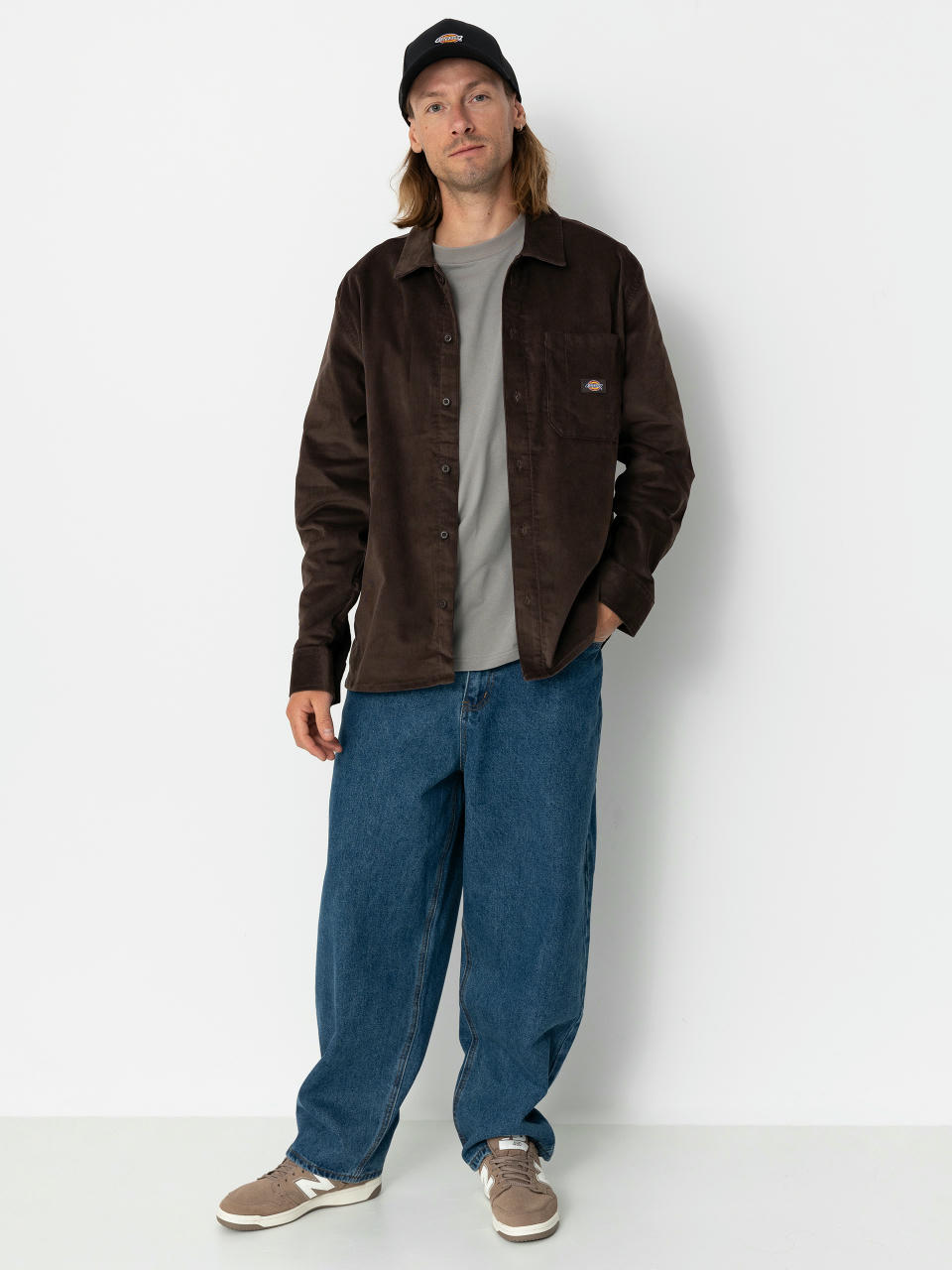 Сорочка Dickies Corduroy (chocolate brown)