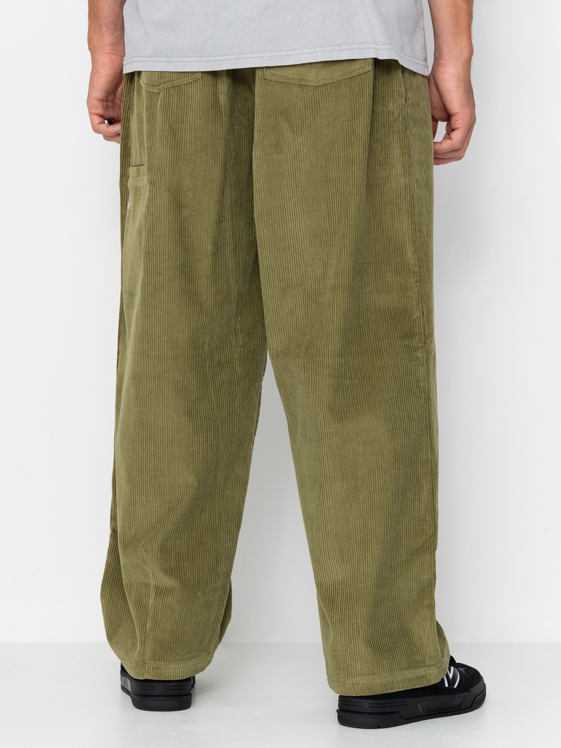 Штани Poetic Collective Ballon (olive green corduroy)