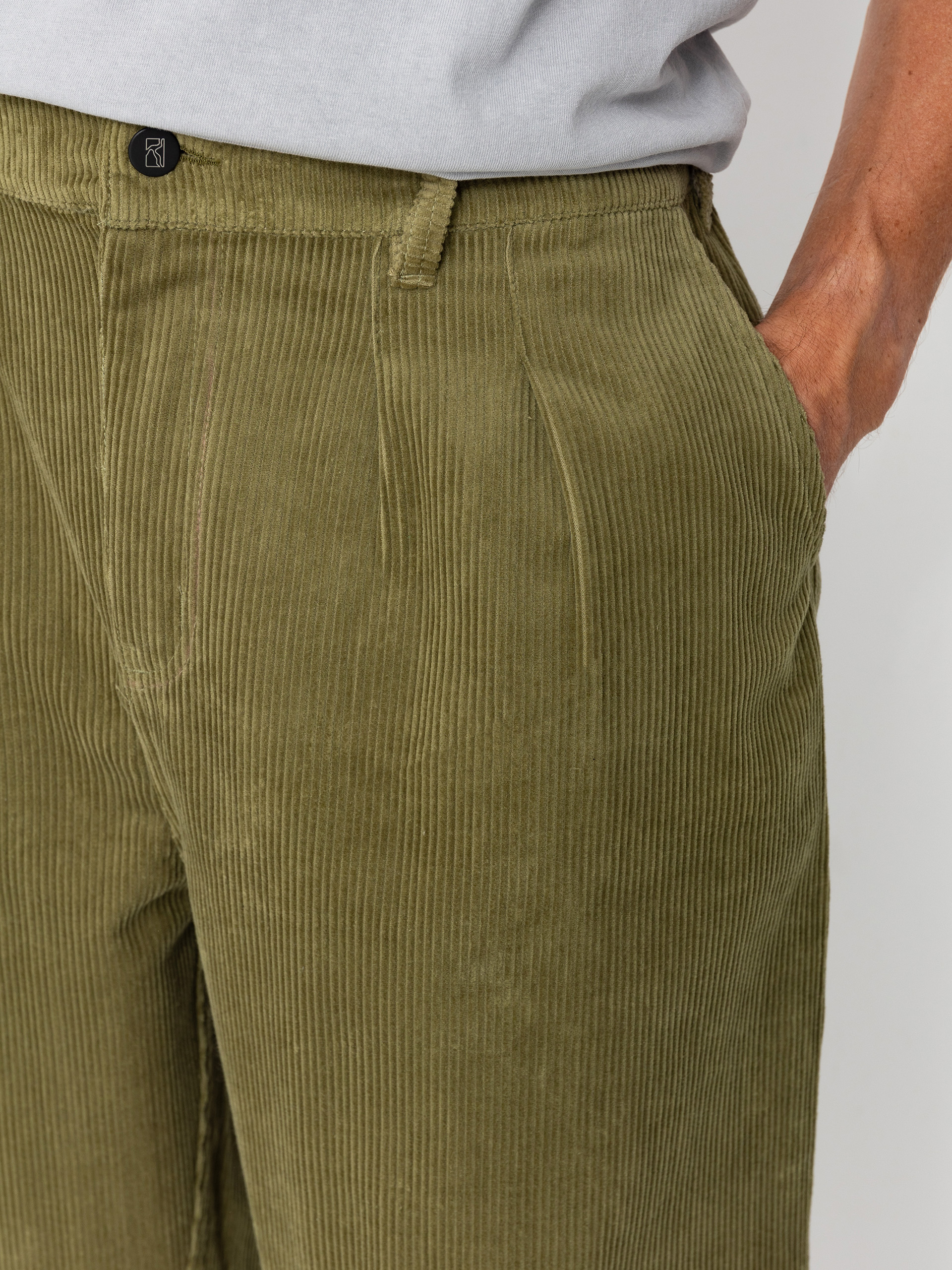 Штани Poetic Collective Ballon (olive green corduroy)