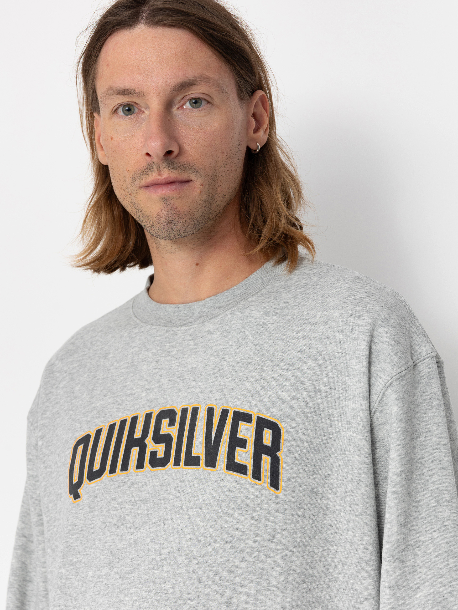 Світшот Quiksilver Graphic Crew (light grey heather)