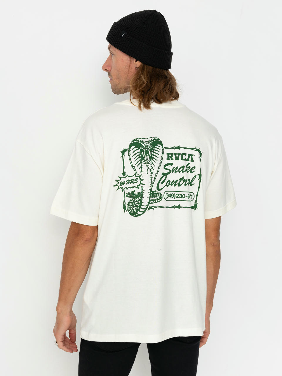 Футболка RVCA Cobra Service (antique white)