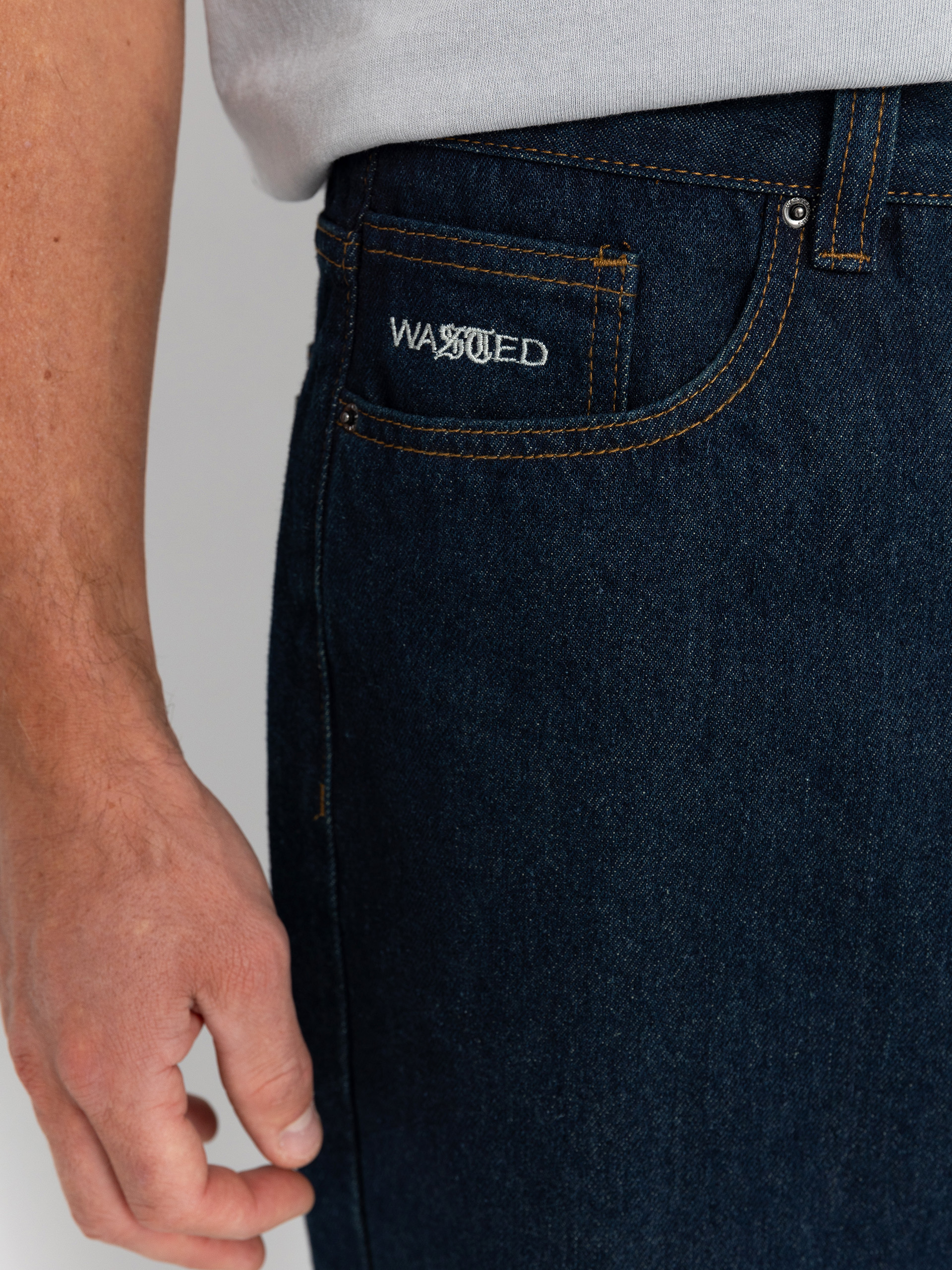 Штани Wasted Paris Signature Casper (raw blue)