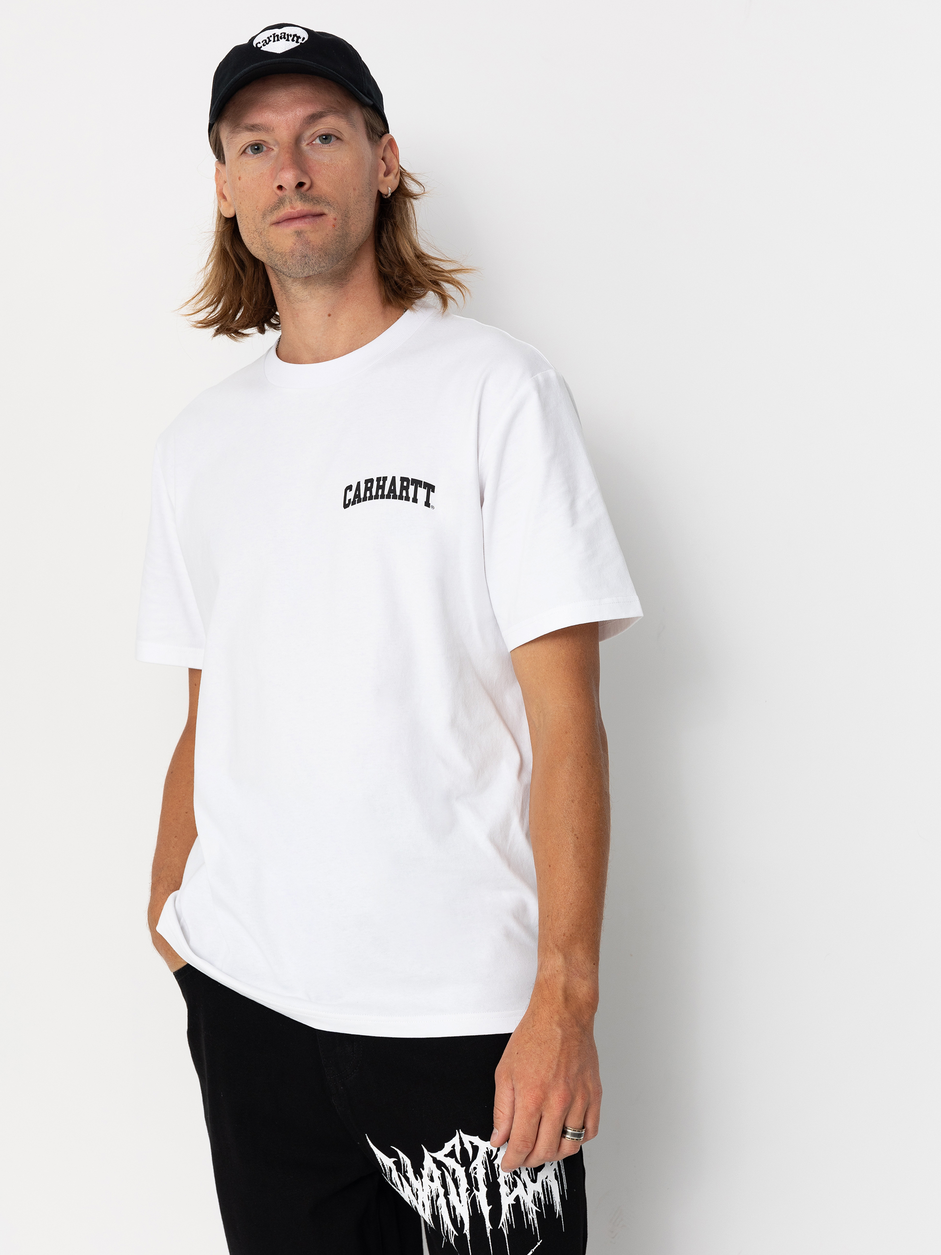 Футболка Carhartt WIP University Script (white/black)