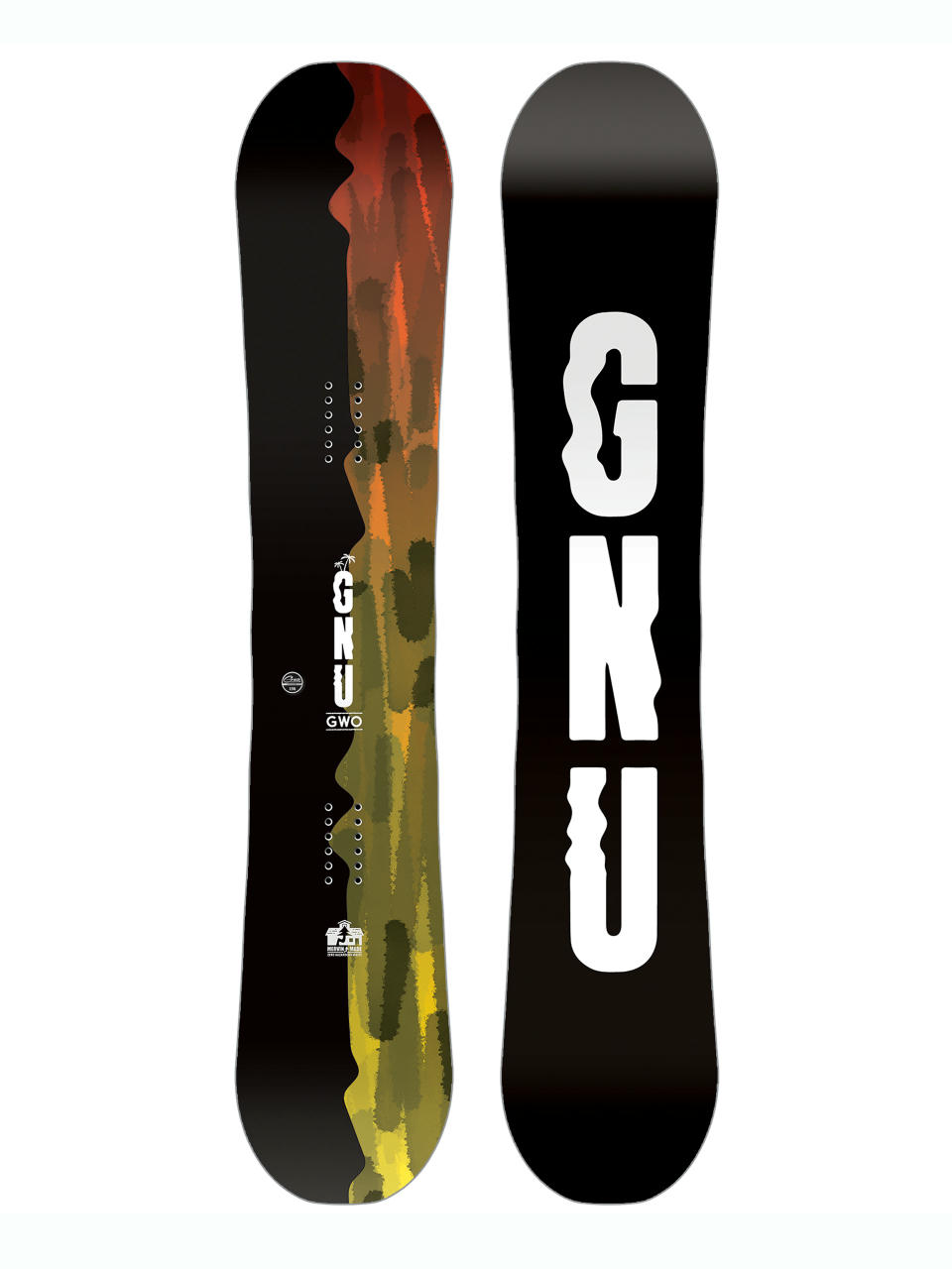 Чоловіча Сноуборд Gnu Gwo (black)