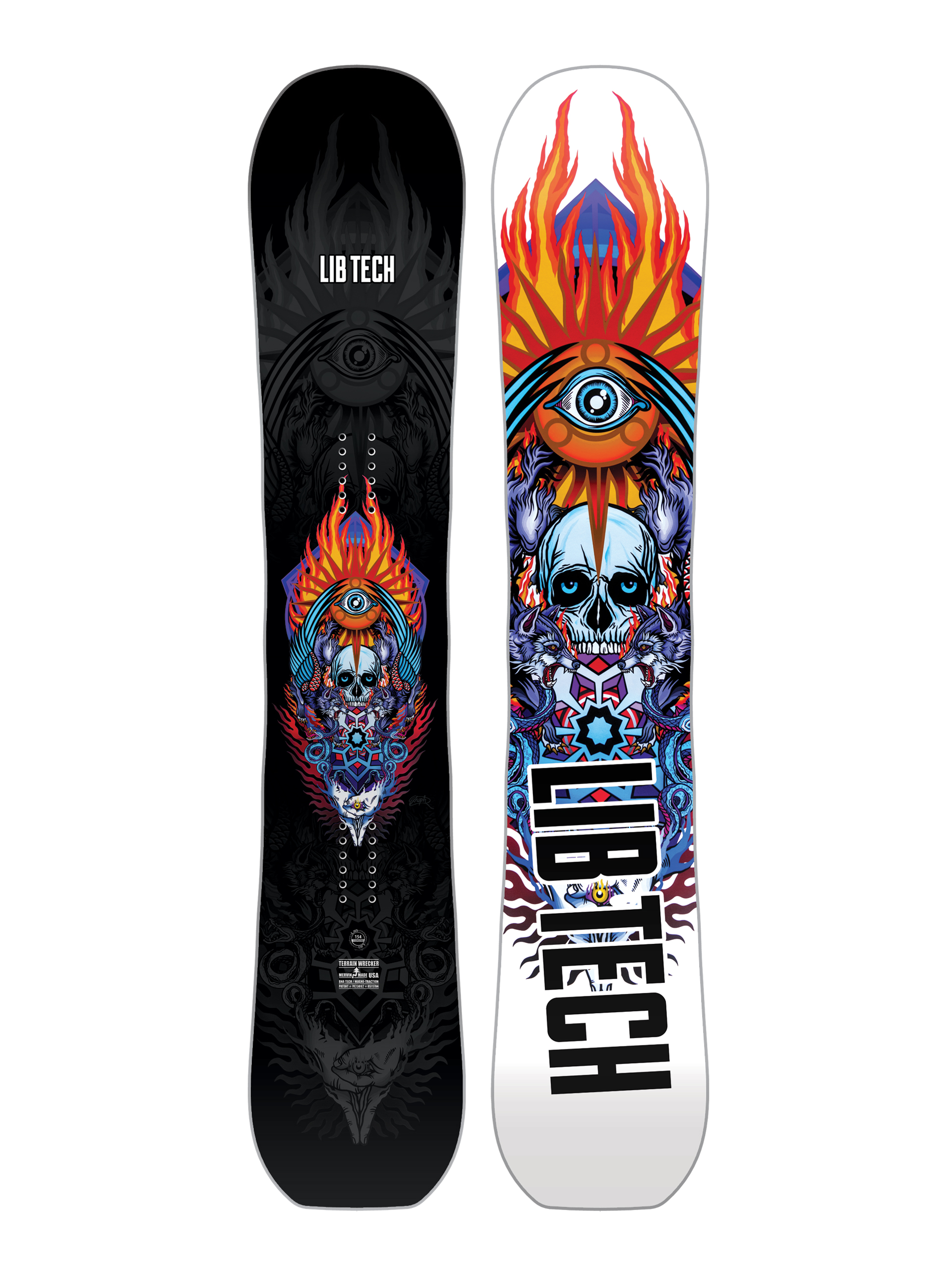 スノーボード LIB TECH terrain wrecker Сноуборд Lib Tech Terrain Wrecker - чорний