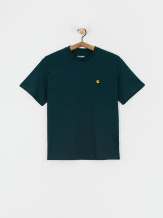 Футболка Carhartt WIP Chase Wmn (duck blue/gold)