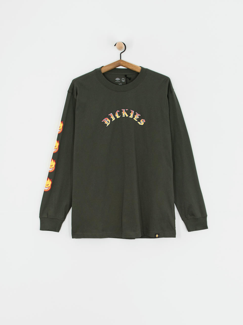 Лонгслів Dickies X Spitfire Long Sleeve (olive green)