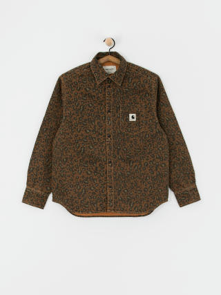 Сорочка Carhartt WIP Leo Wmn (camo leo/tamarind/tamarind)