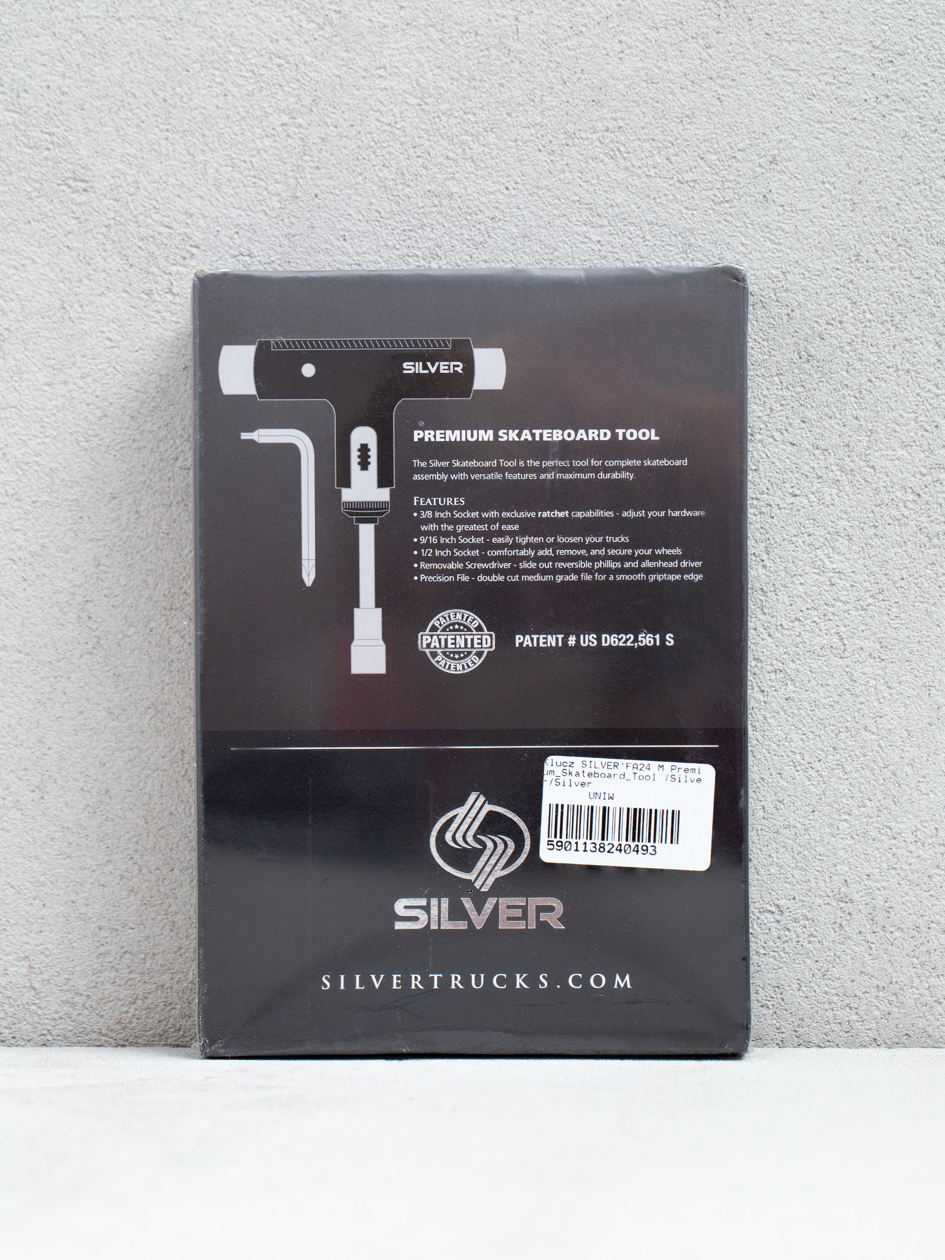 Silver Premium Skateboard Tool (silver/silver)