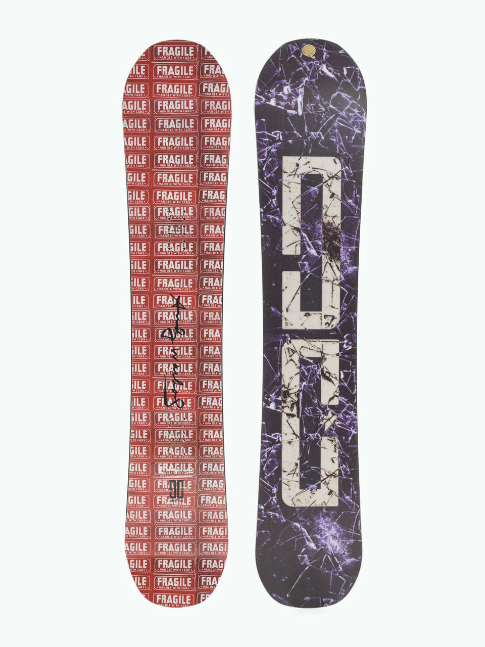 Сноуборд DC Aw Ply (red fragile)