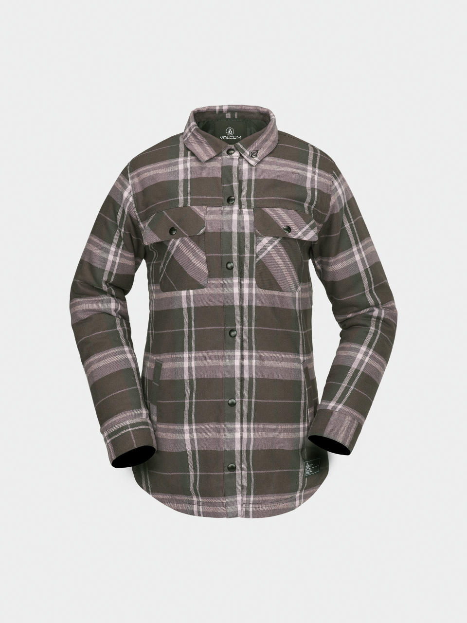 Жіноча Сноубордична куртка Volcom Ins Riding Flannel (dusty lavender)