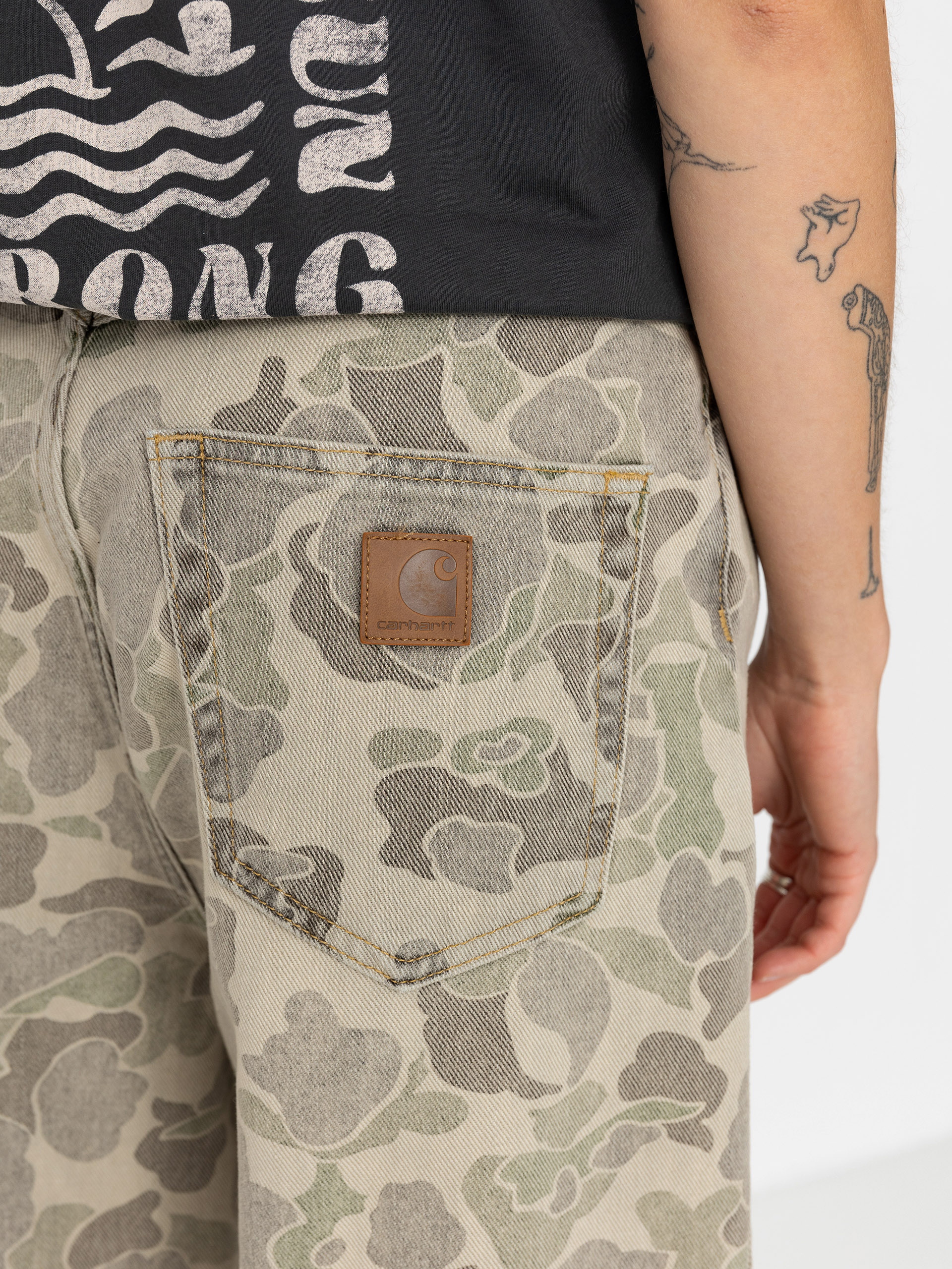Штани Carhartt WIP Duck Orell Wmn (camo duck/black)