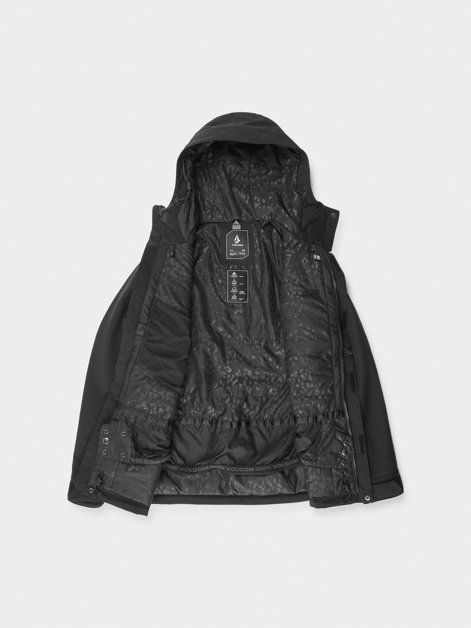 Жіноча Сноубордична куртка Volcom Stoney Shadow Ins (black)