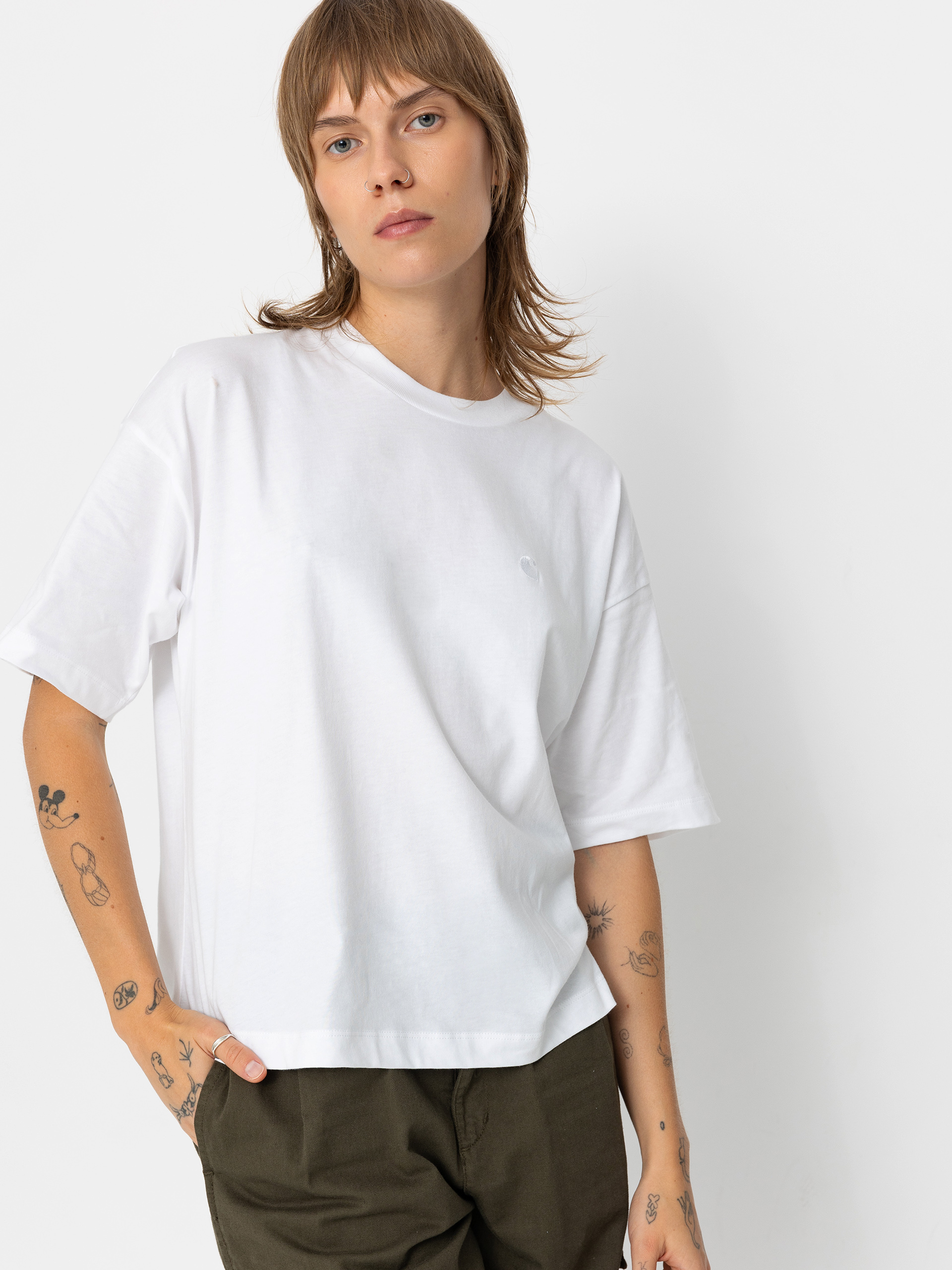 Футболка Carhartt WIP Chester Wmn (white)