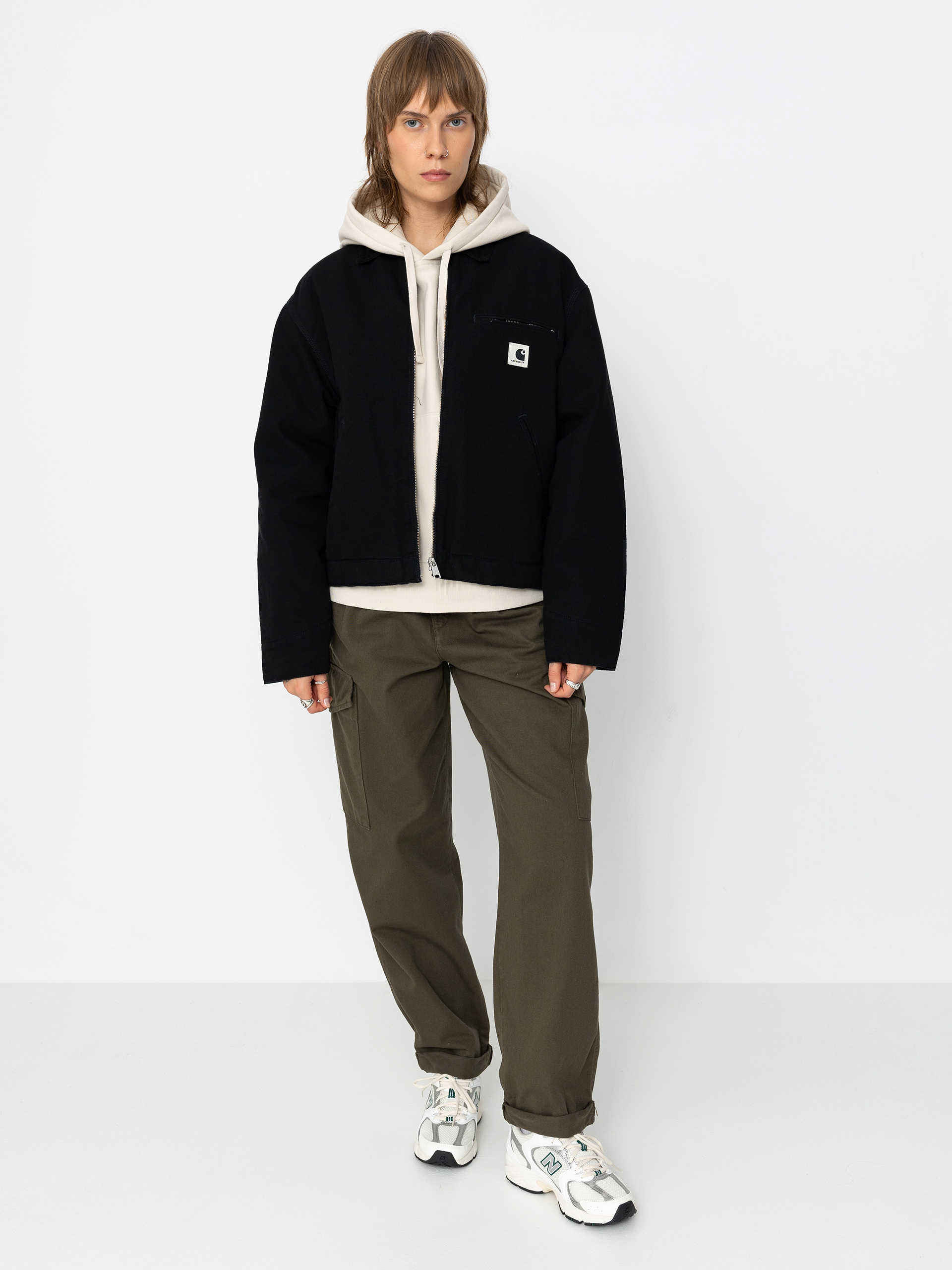 Куртка Carhartt WIP OG Detroit Wmn - чорний (black/black)