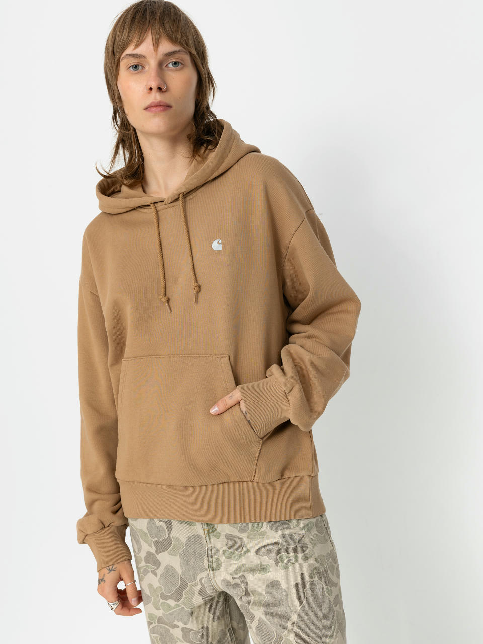 Худі Carhartt WIP Casey HD Wmn (peanut/silver)