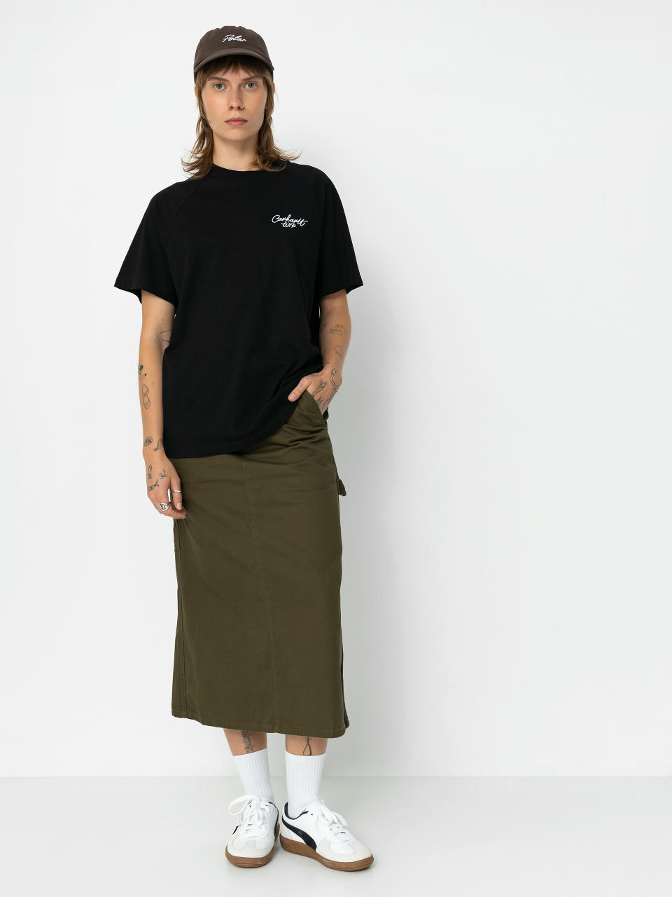 Футболка Carhartt WIP Signature Wmn (black/white)