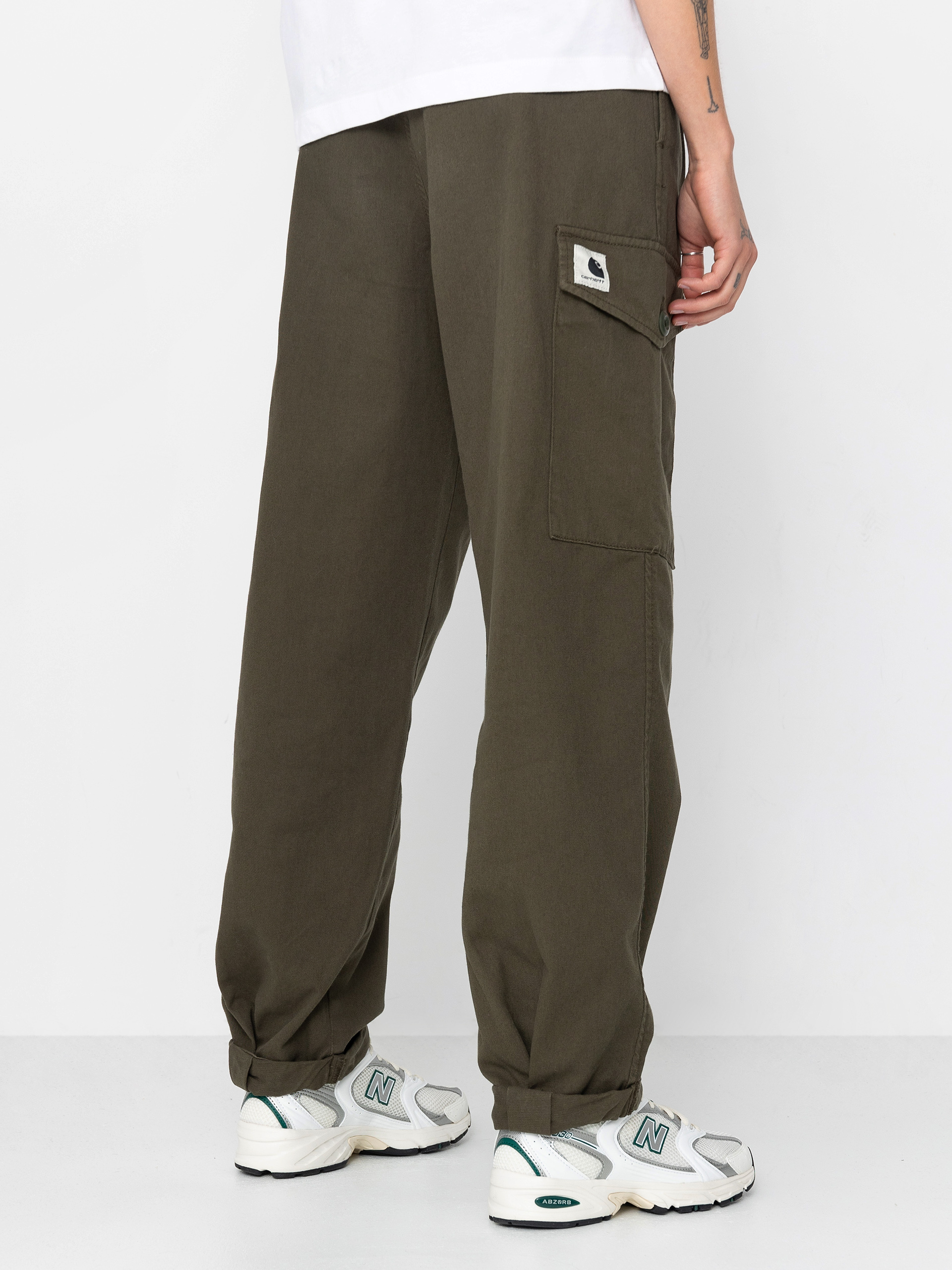 Штани Carhartt WIP Collins Wmn (office green)