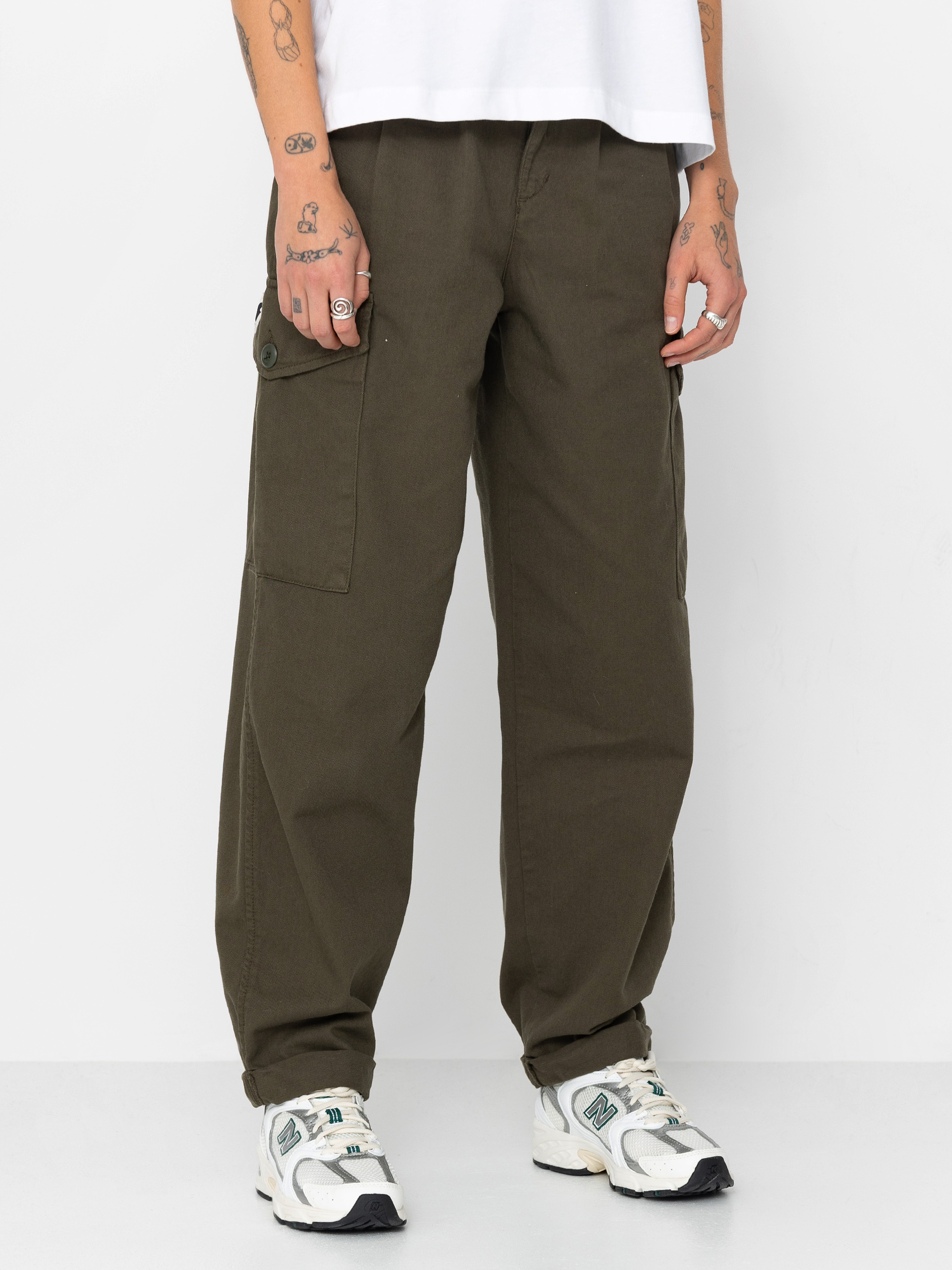 Штани Carhartt WIP Collins Wmn (office green)