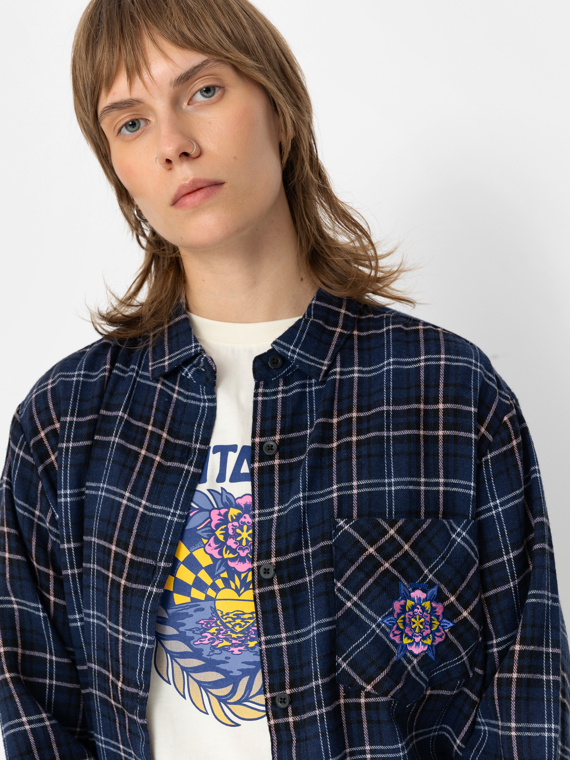 Сорочка Santa Cruz Portland Wmn (blue check)