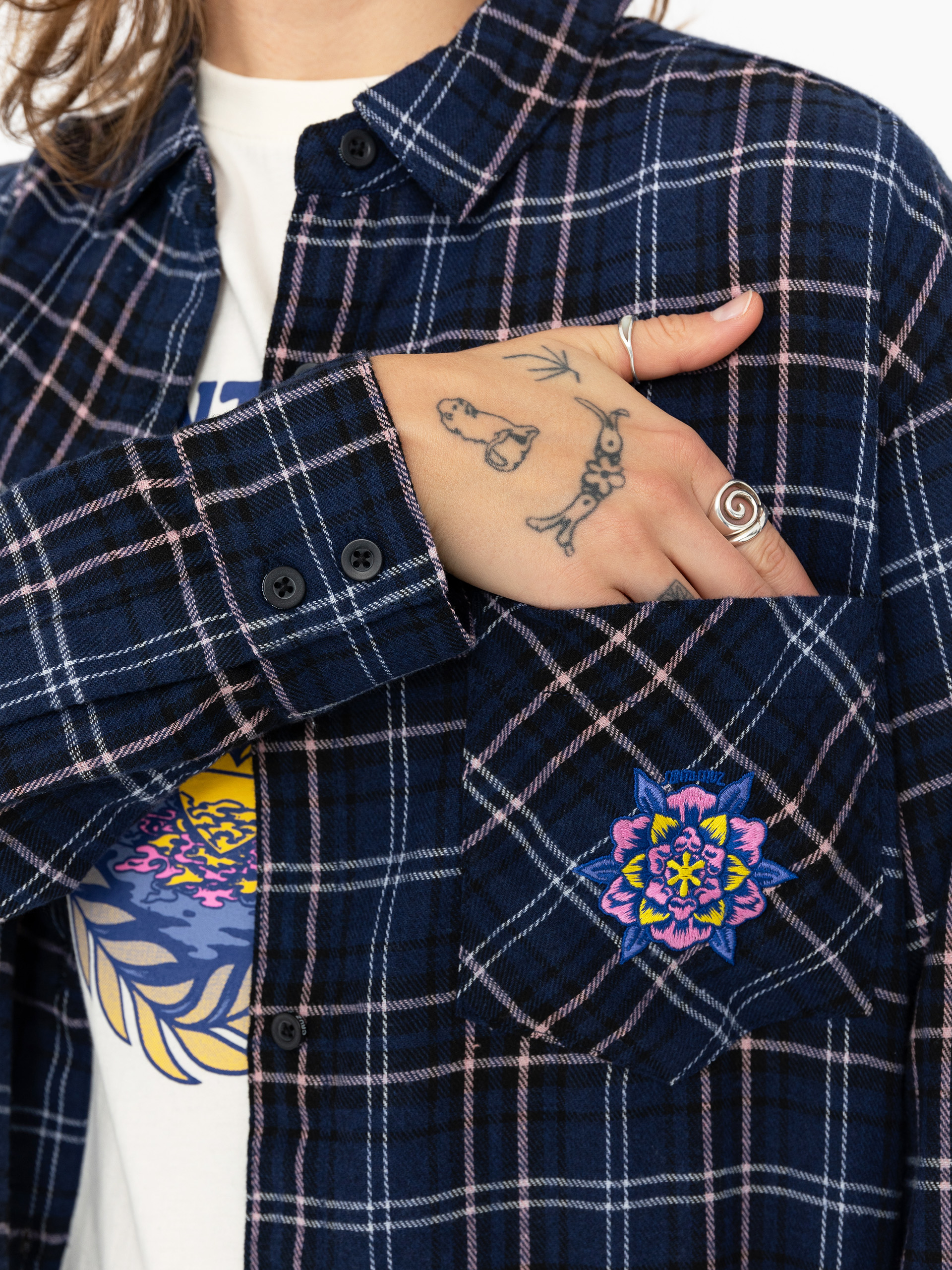 Сорочка Santa Cruz Portland Wmn (blue check)