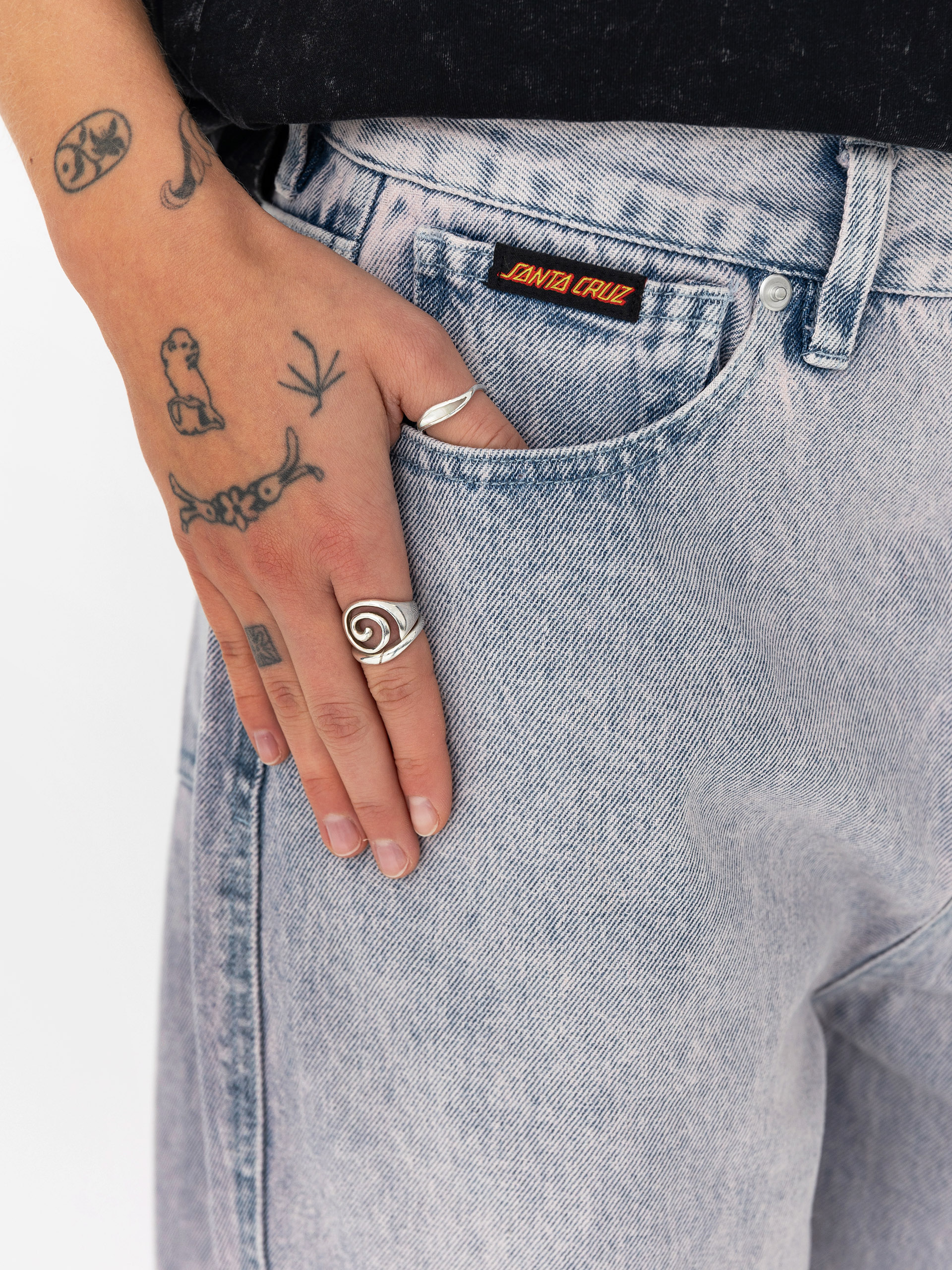 Штани Santa Cruz Classic Baggy Jeans Wmn (rose quartz tint)