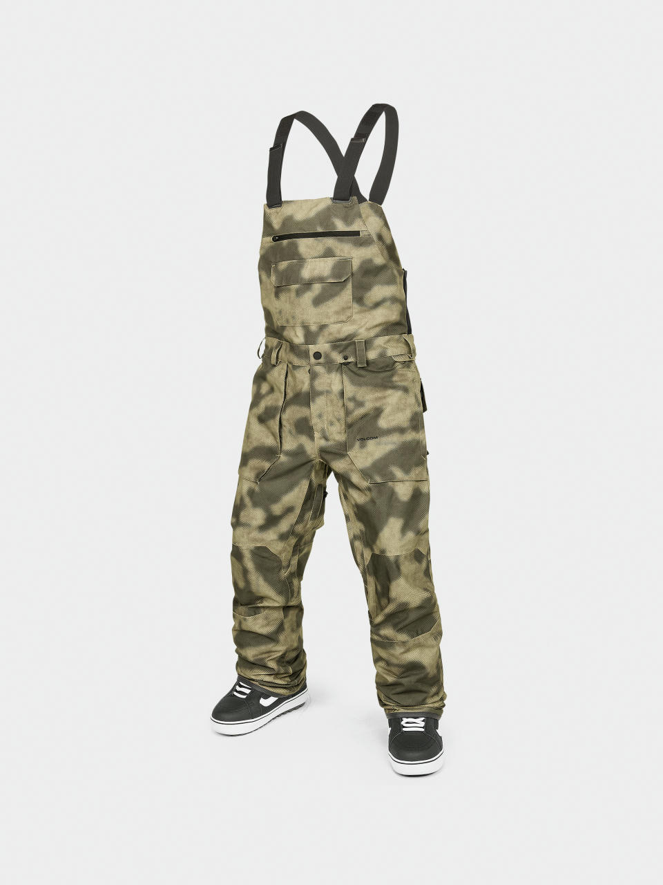 Чоловічі Сноубордичні штани Volcom Roan Bib Overall (camouflage)