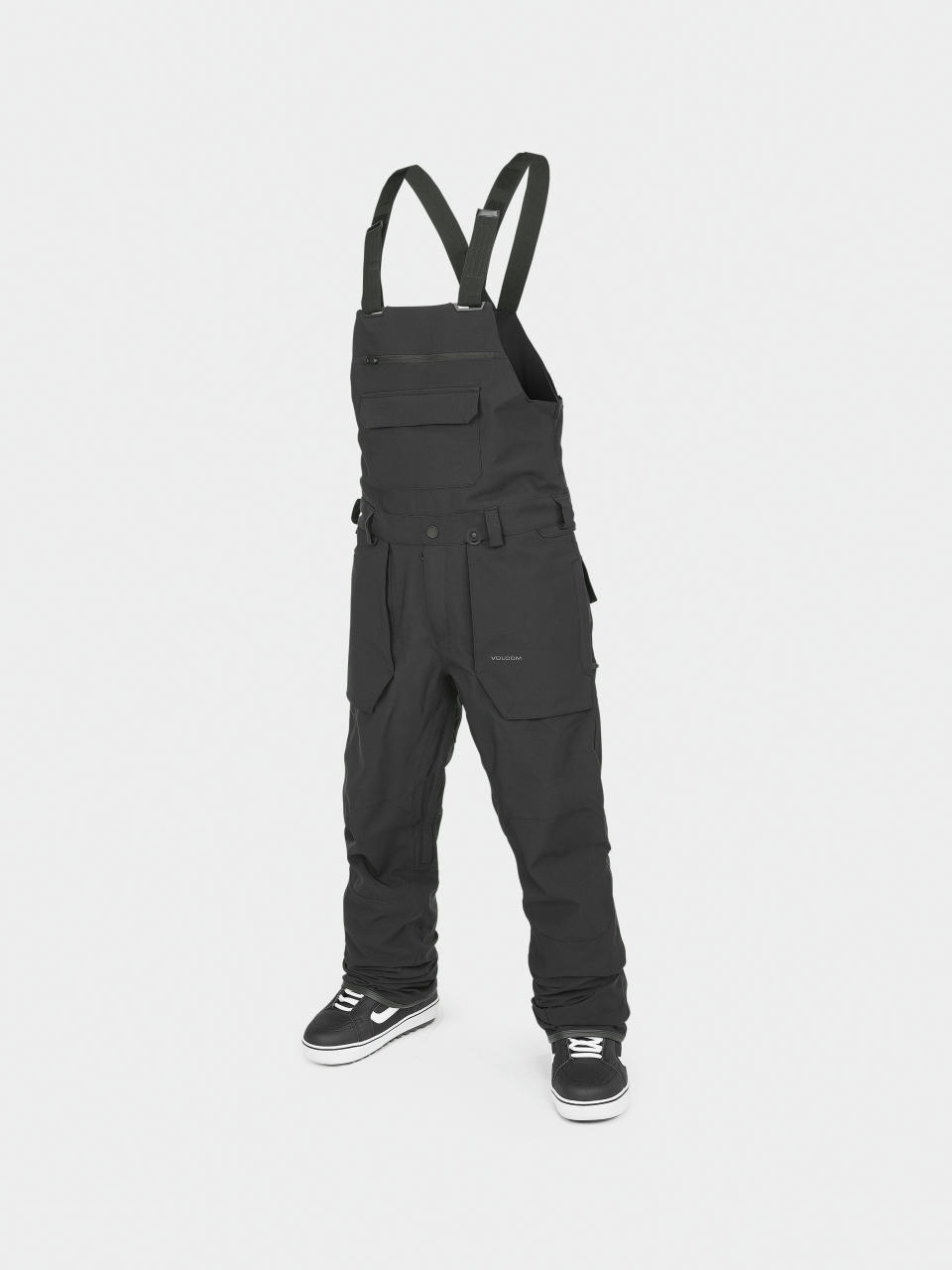 Чоловічі Сноубордичні штани Volcom Roan Bib Overall (black)