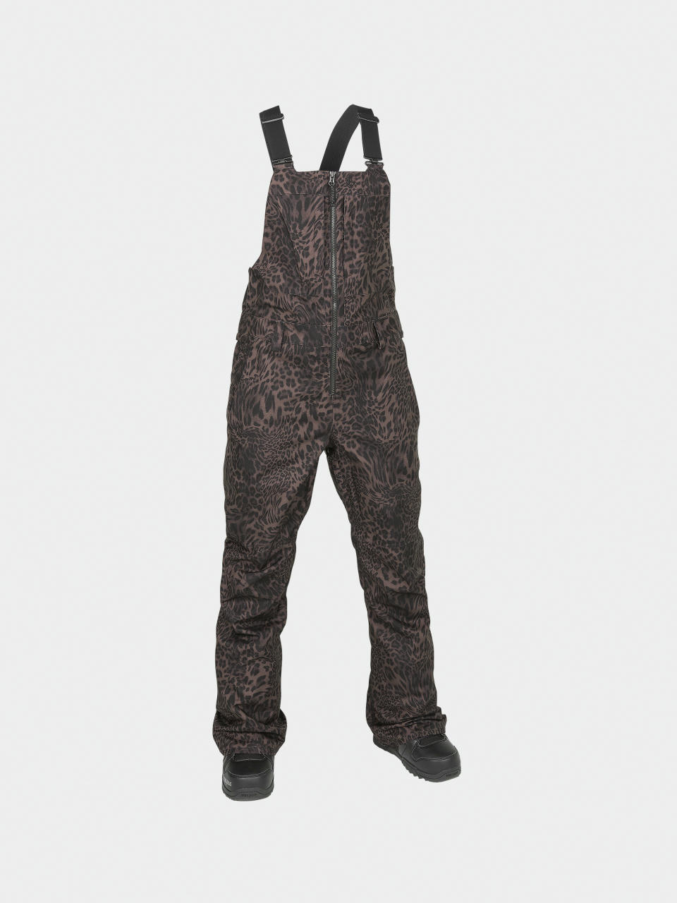 Жіночі Сноубордичні штани Volcom Swift Bib Overall (leopard)